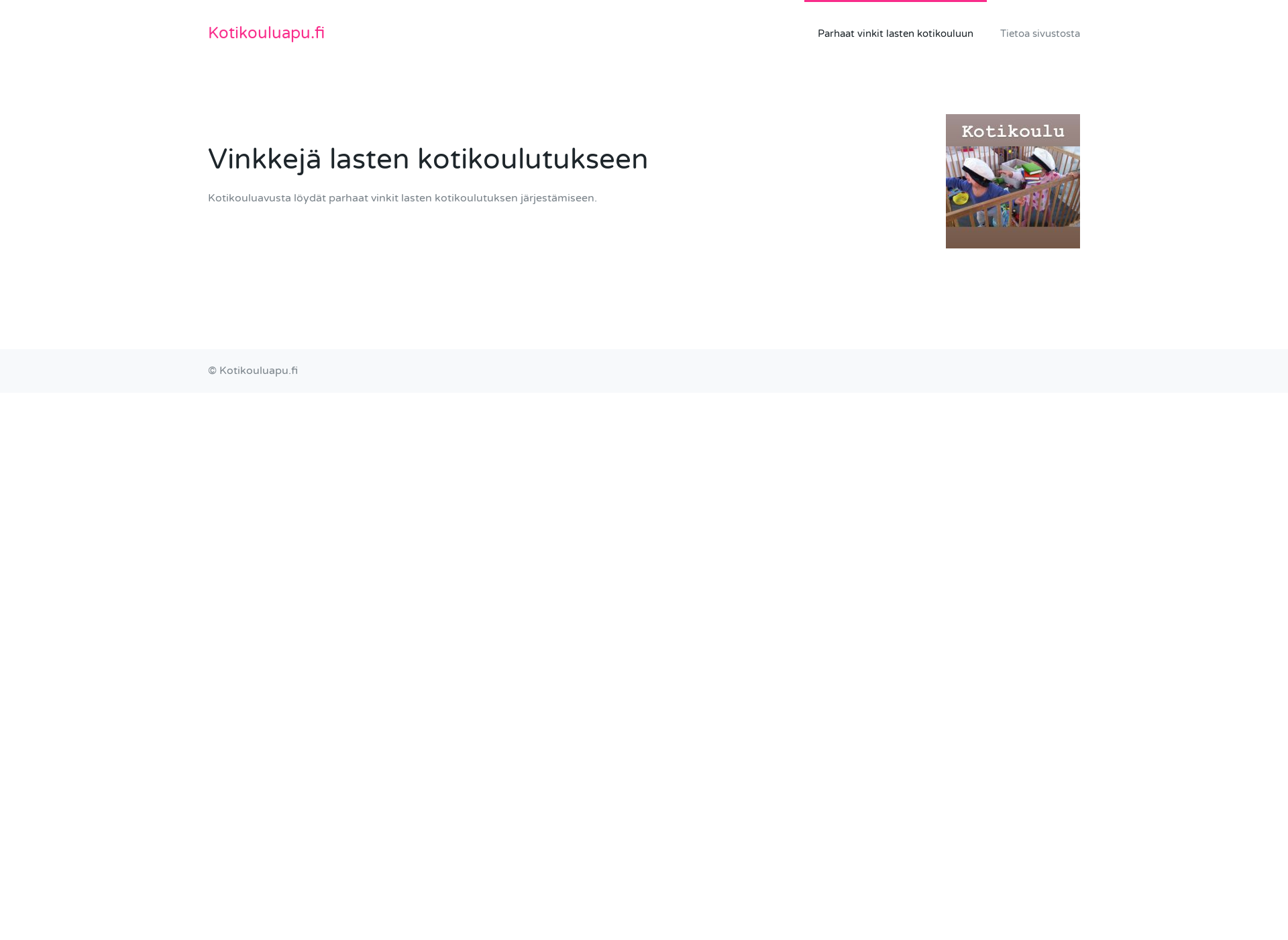 Screenshot for kotikouluapu.fi