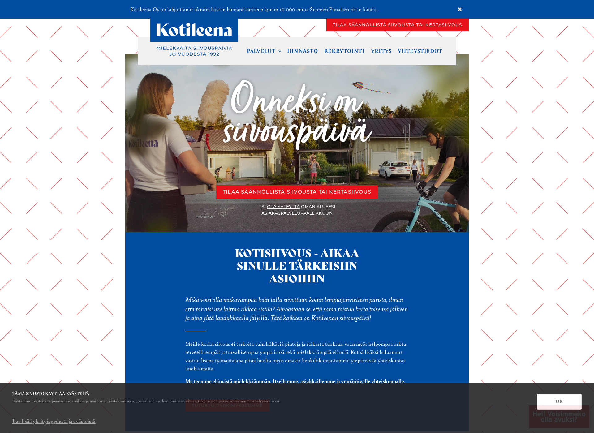 Screenshot for kotileena.fi