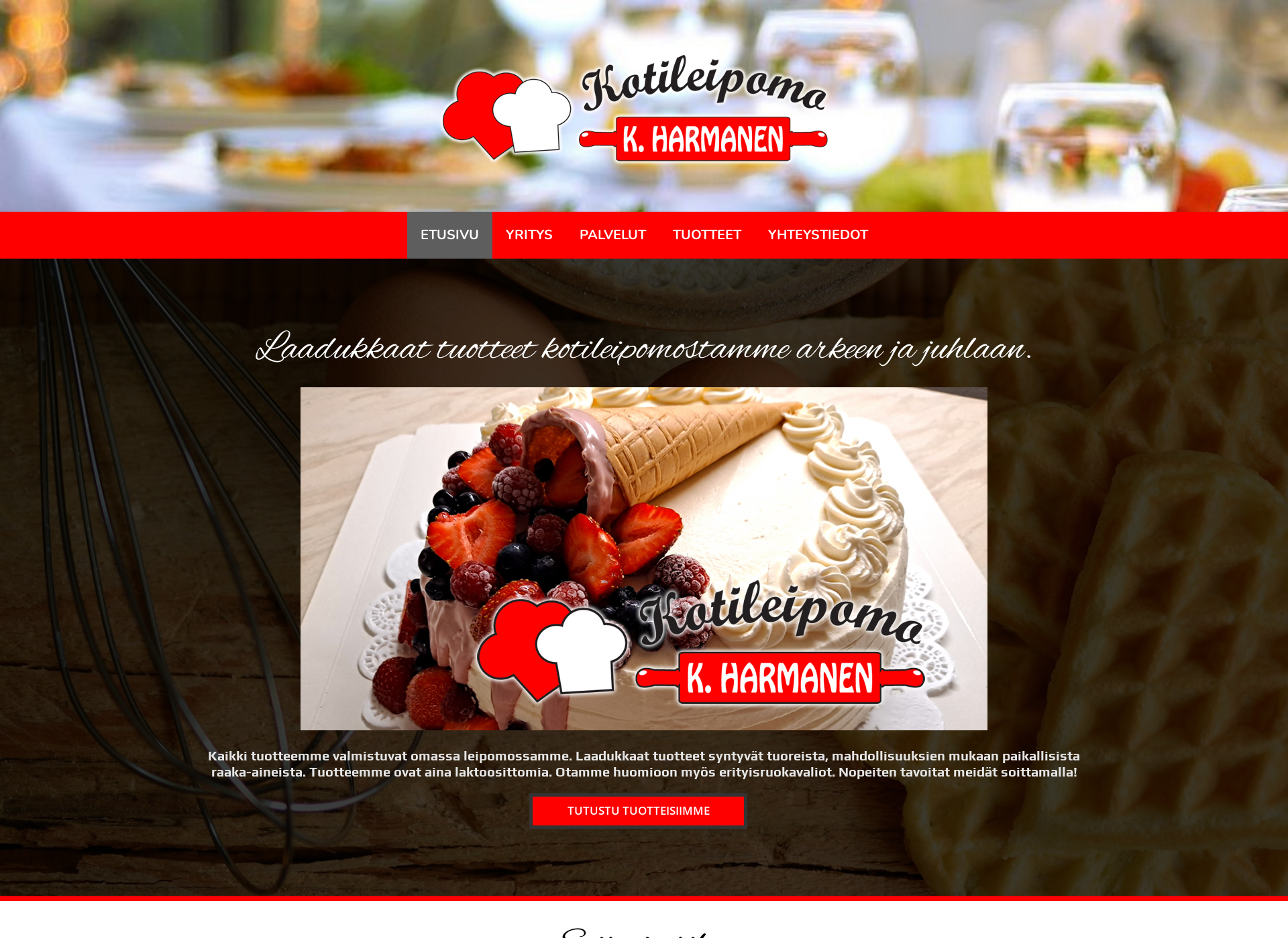 Screenshot for kotileipomoharmanen.fi