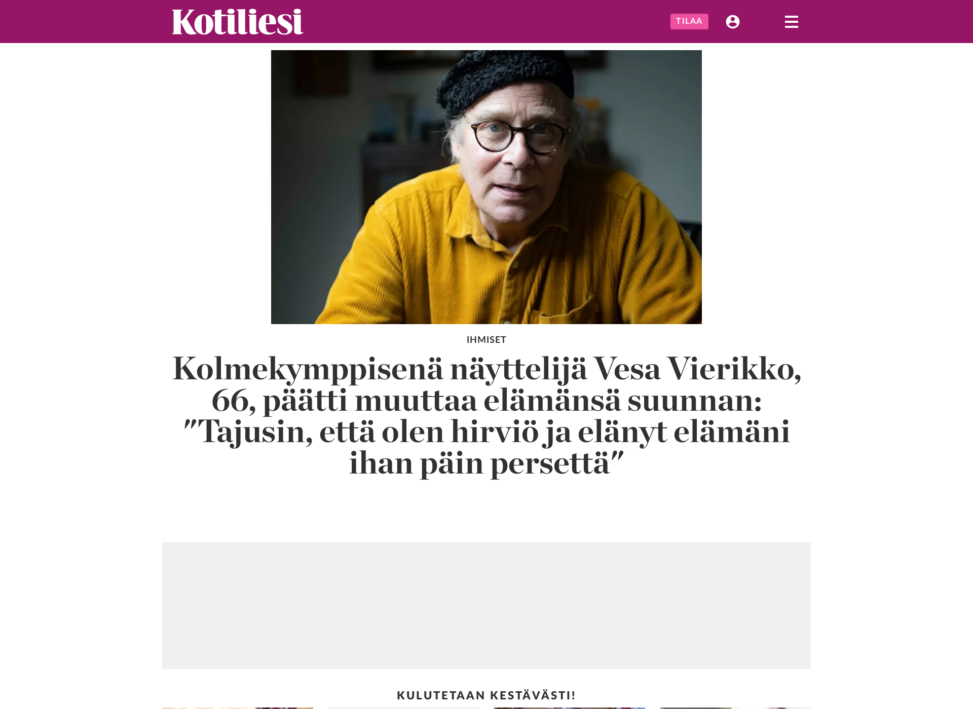 Skärmdump för kotiliesi.fi