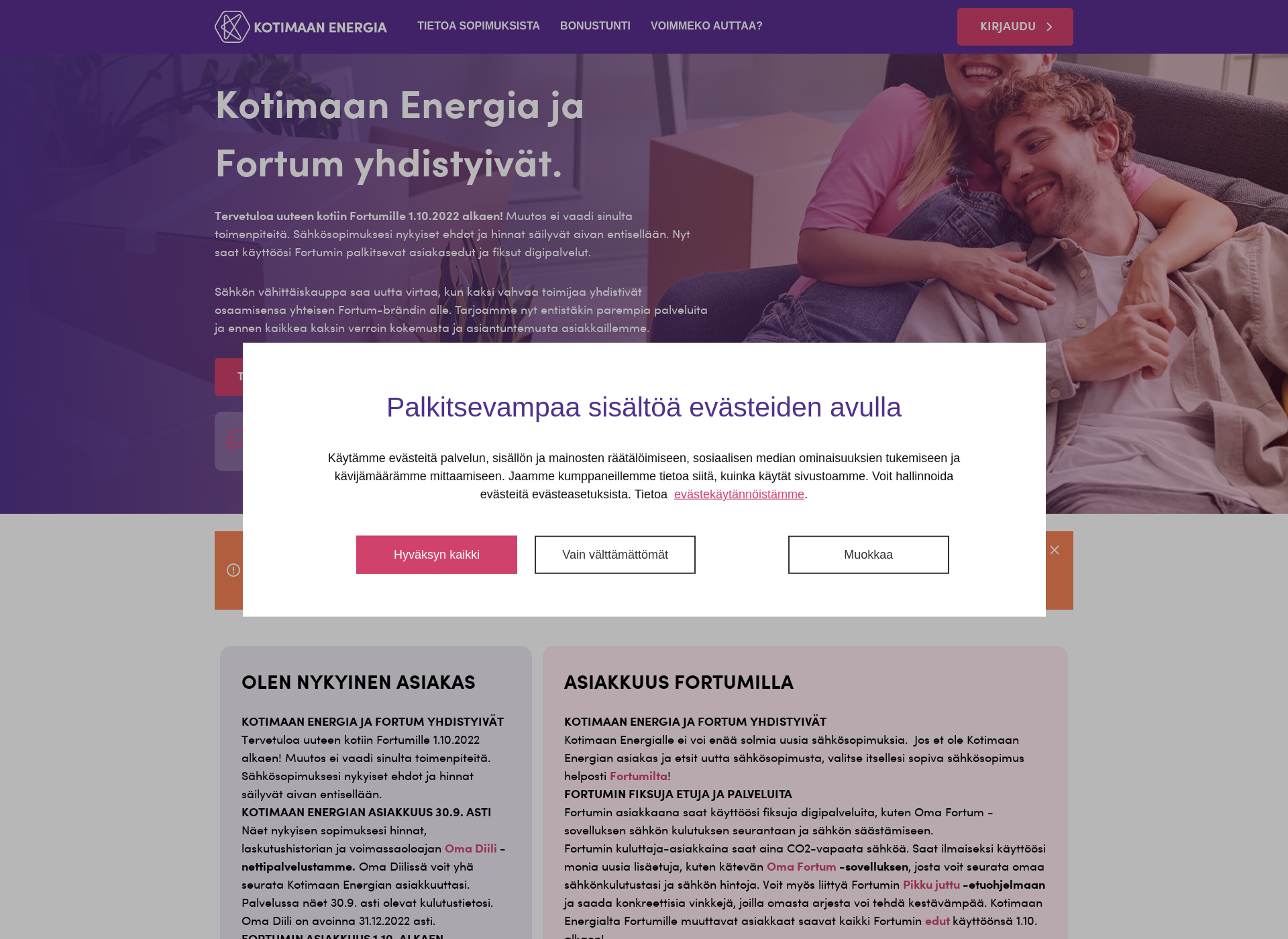 Screenshot for kotimaanenergia.fi