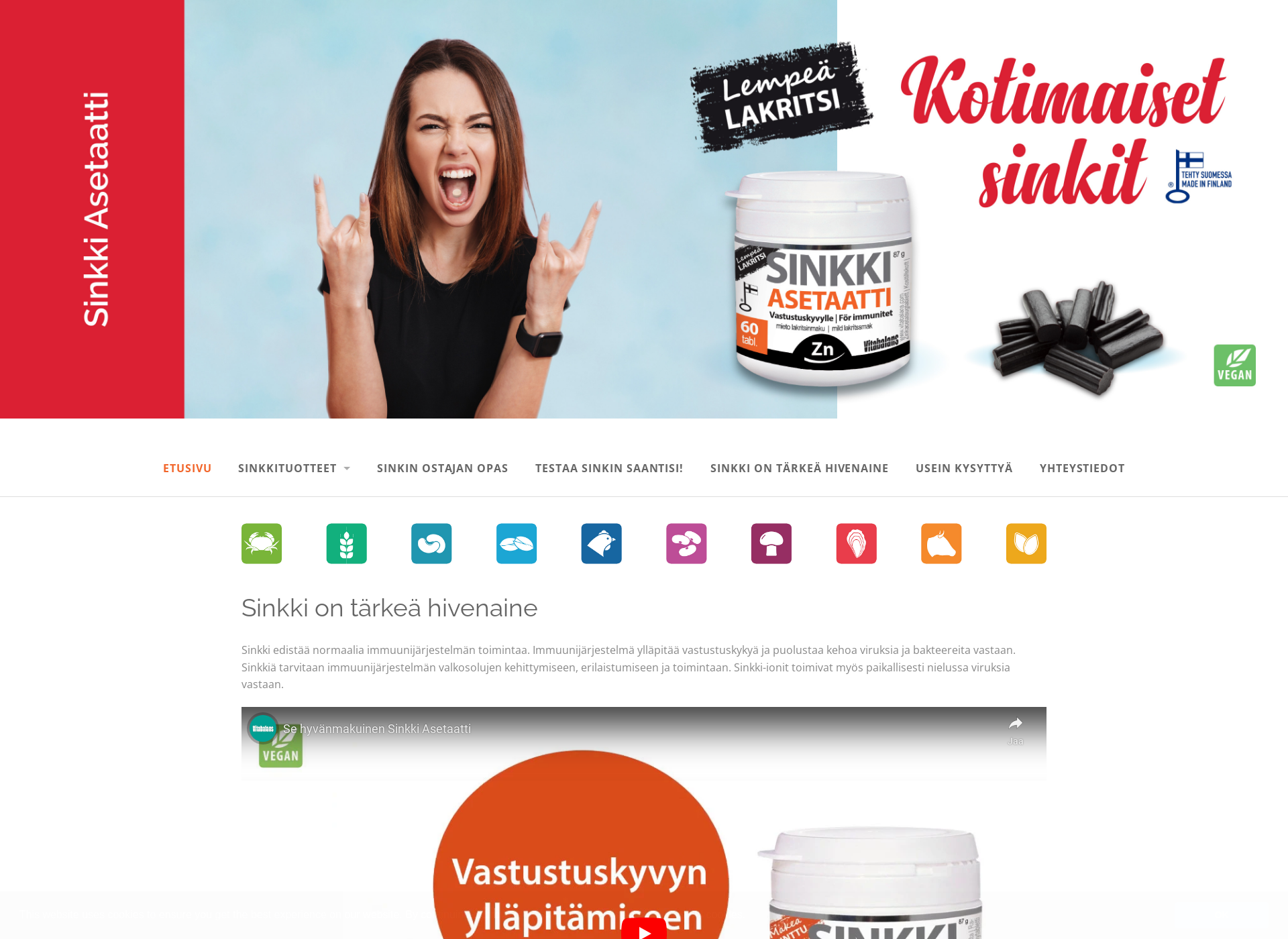 Screenshot for kotimaisetsinkit.fi
