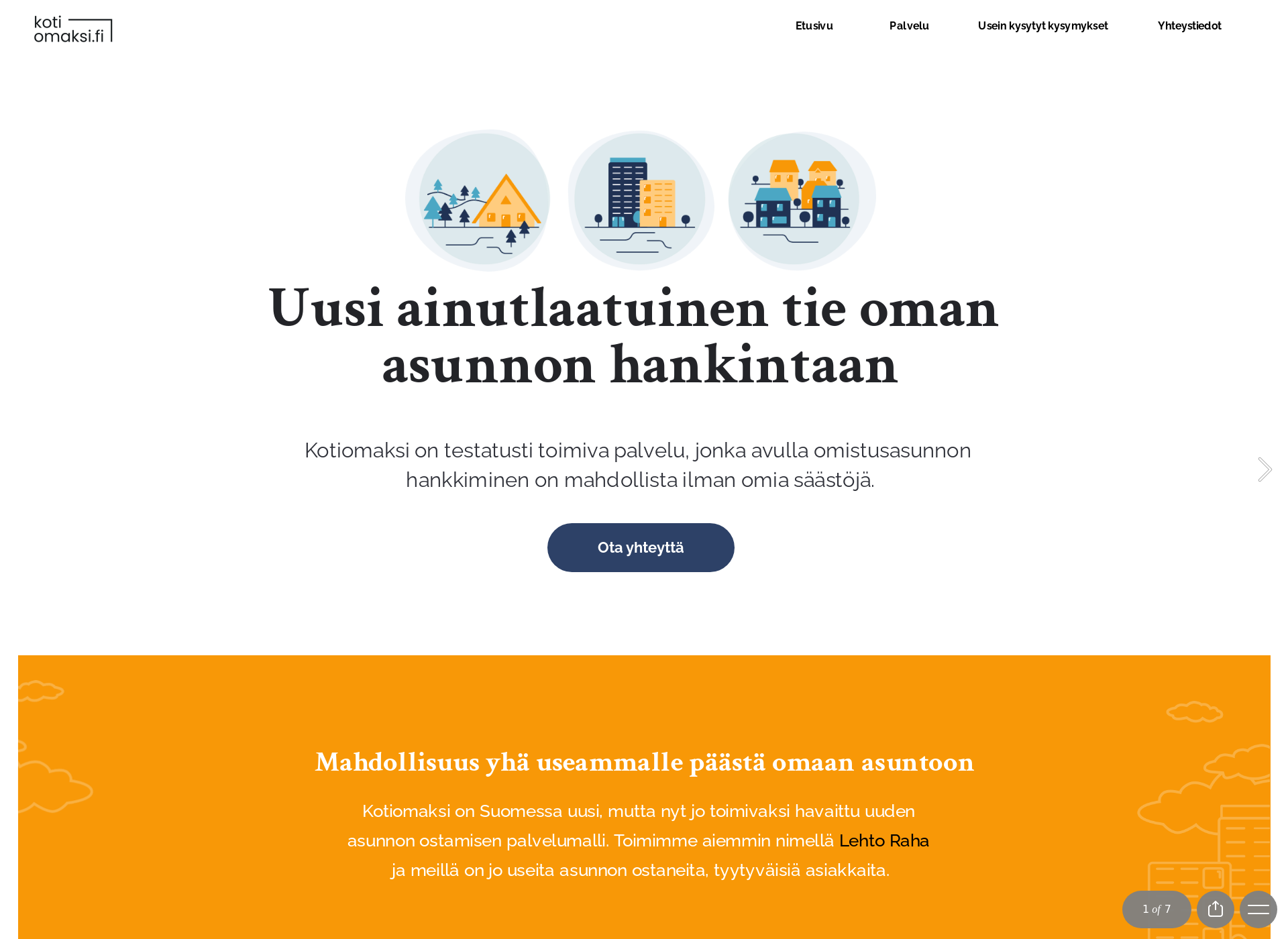 Screenshot for kotiomaksi.fi
