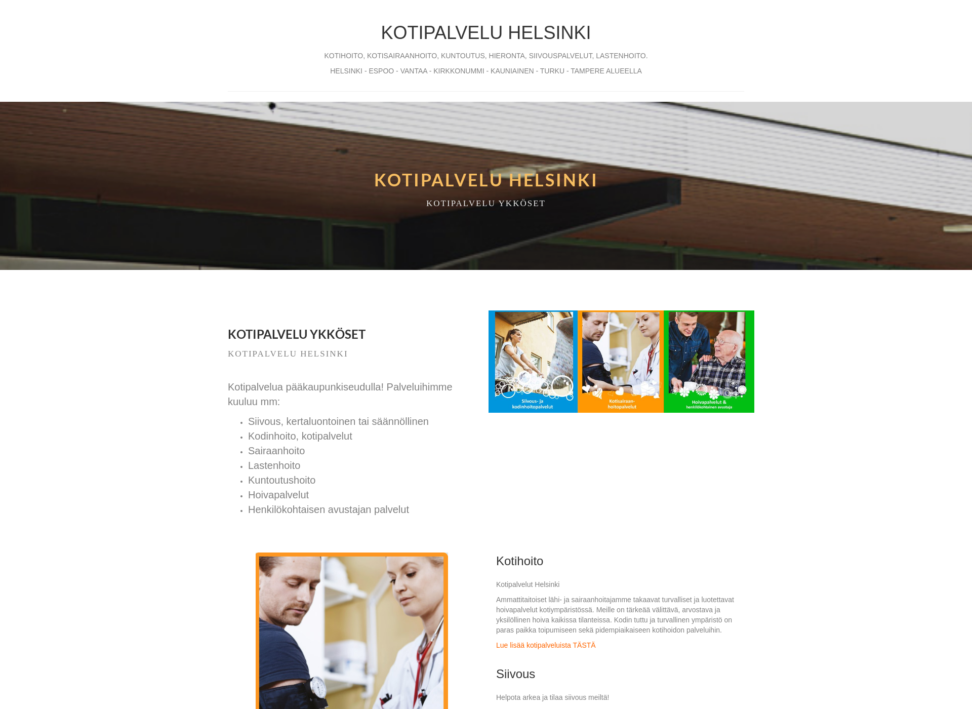 Screenshot for kotipalvelu-helsinki.fi