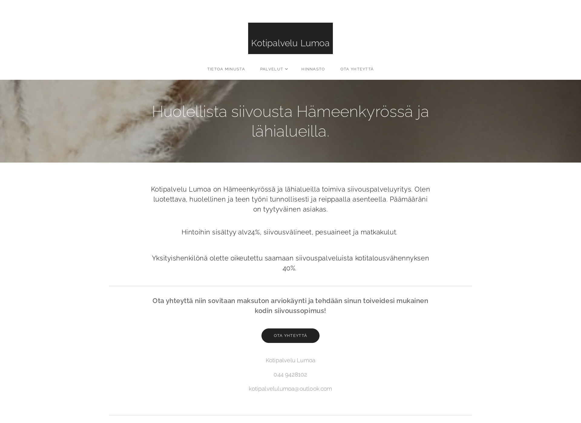 Screenshot for kotipalvelulumo.fi