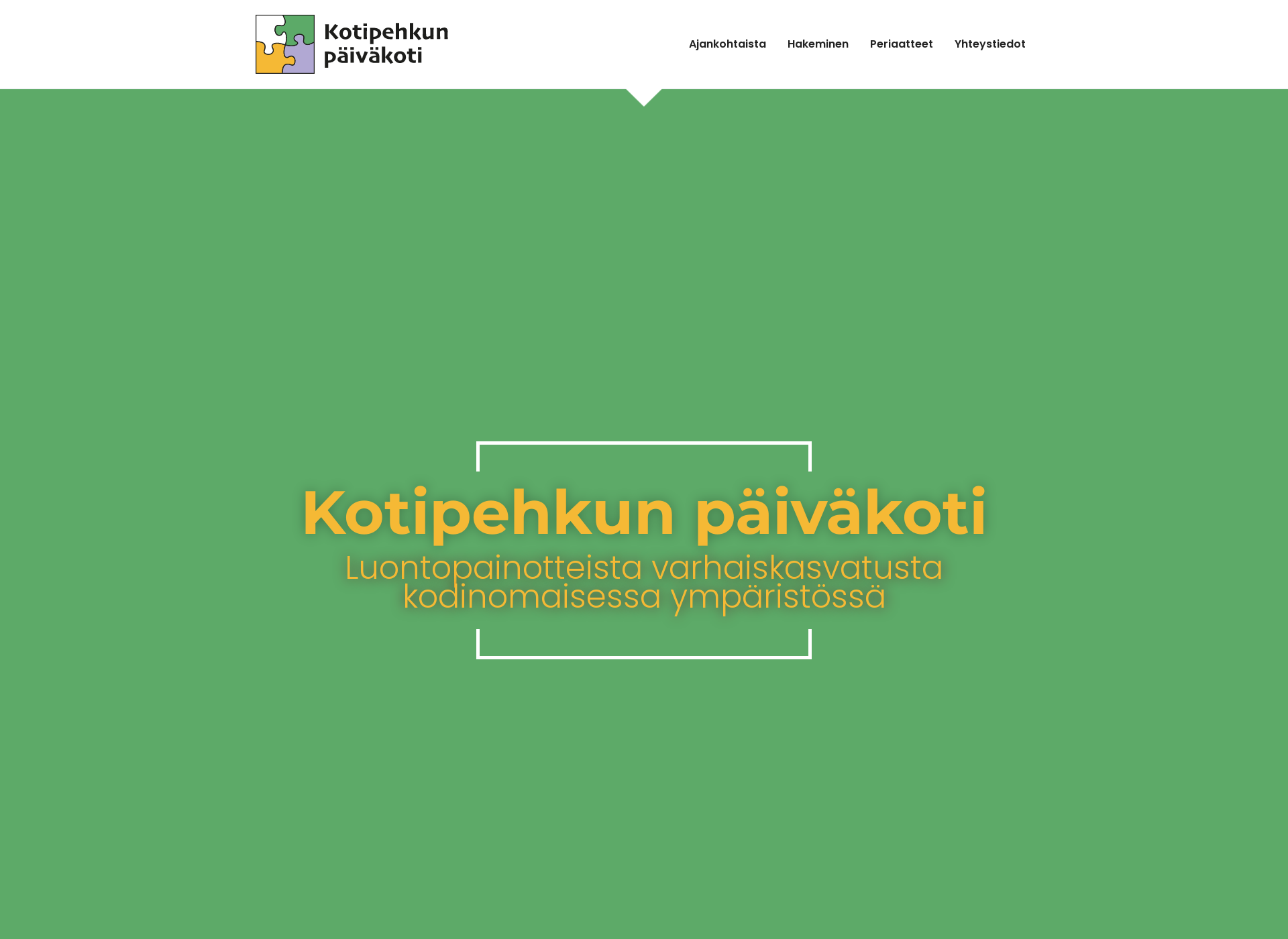 Screenshot for kotipehkunpaivakoti.fi