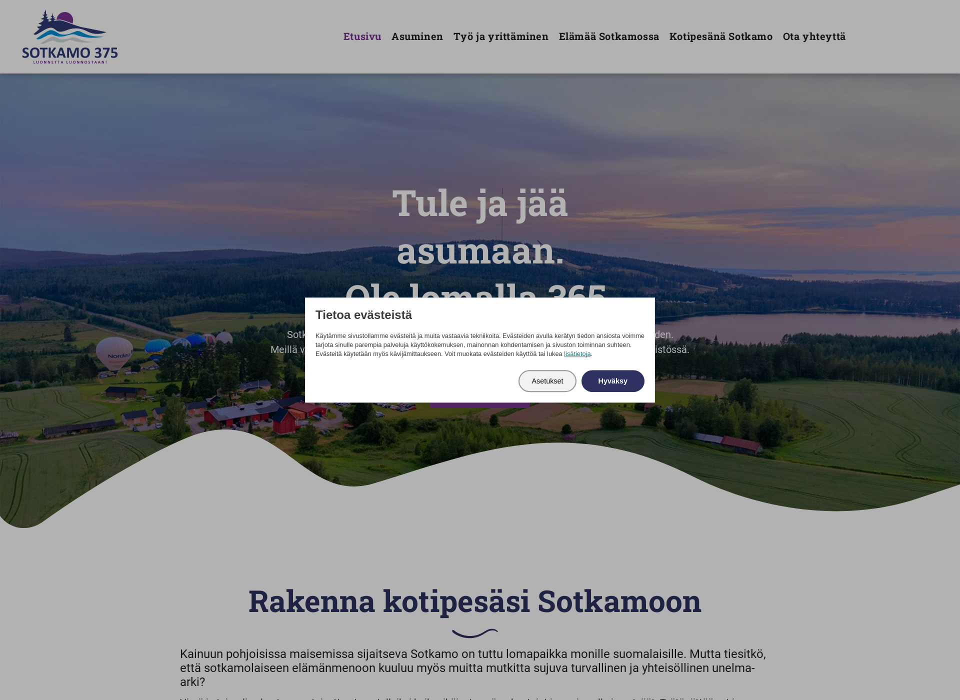 Screenshot for kotipesasotkamo.fi