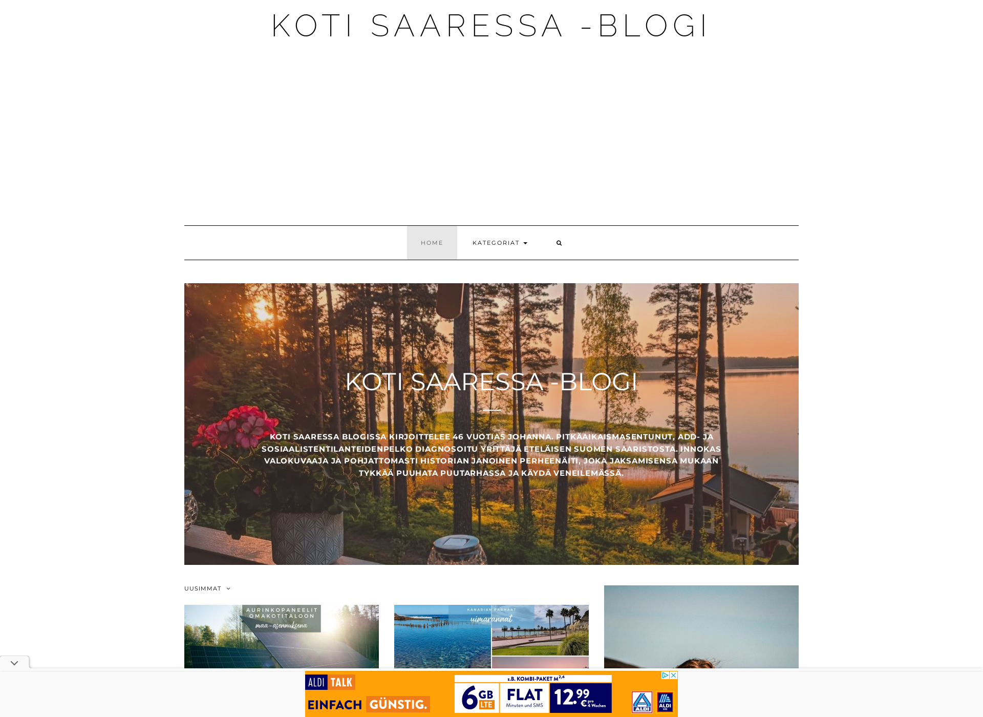 Screenshot for kotisaaressa.fi