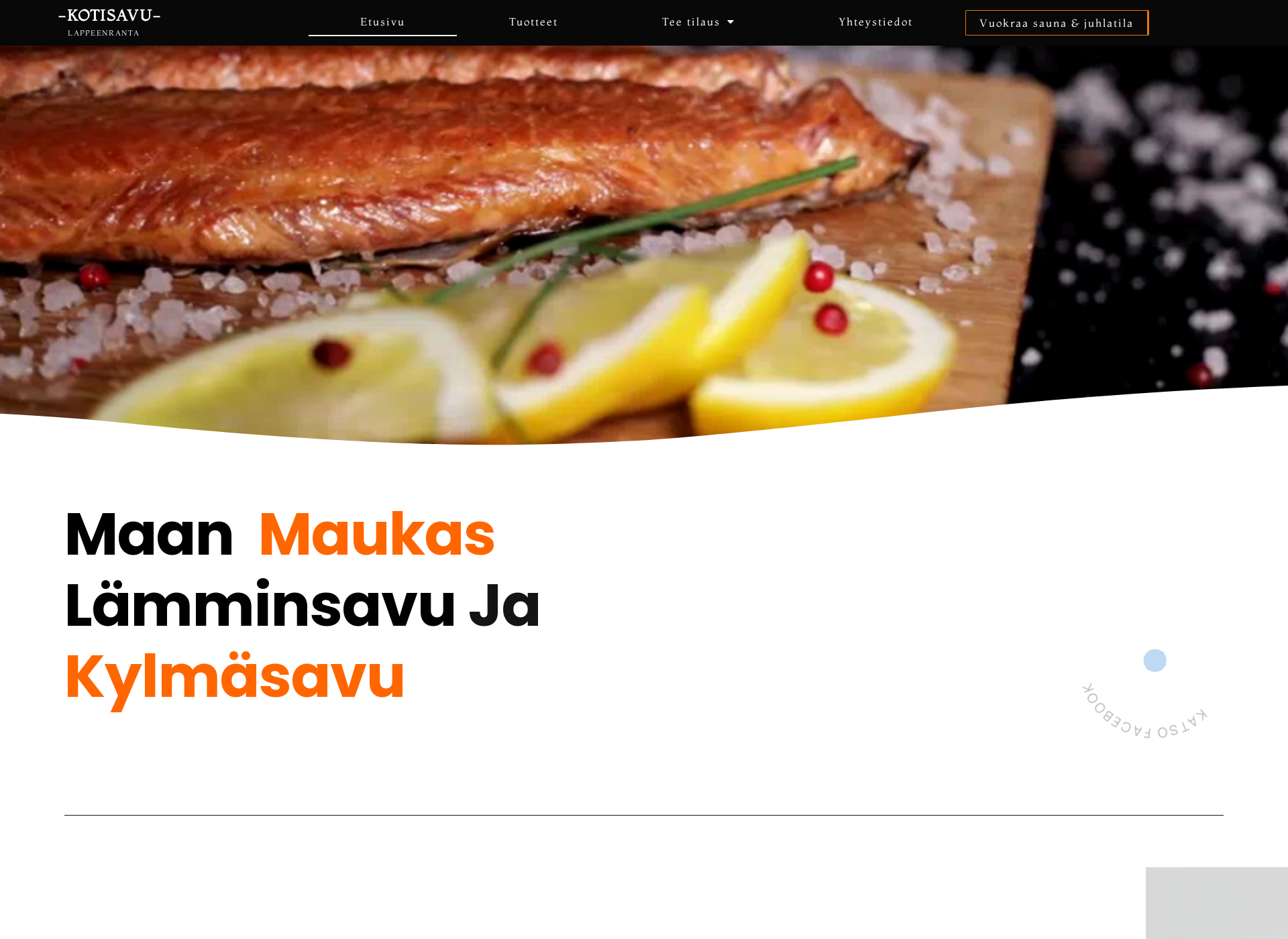 Skärmdump för kotisavu.fi