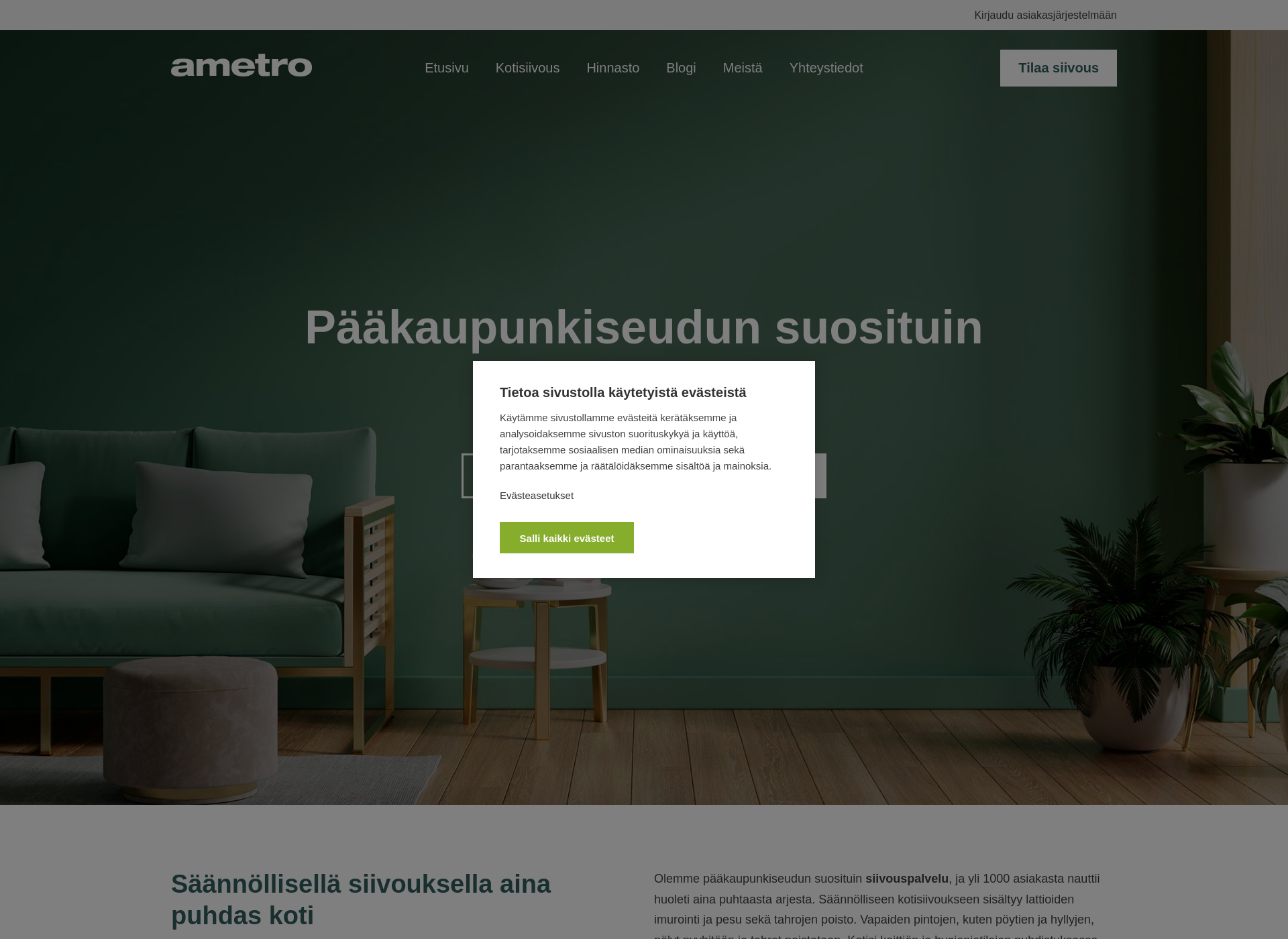 Screenshot for kotisiivous.fi