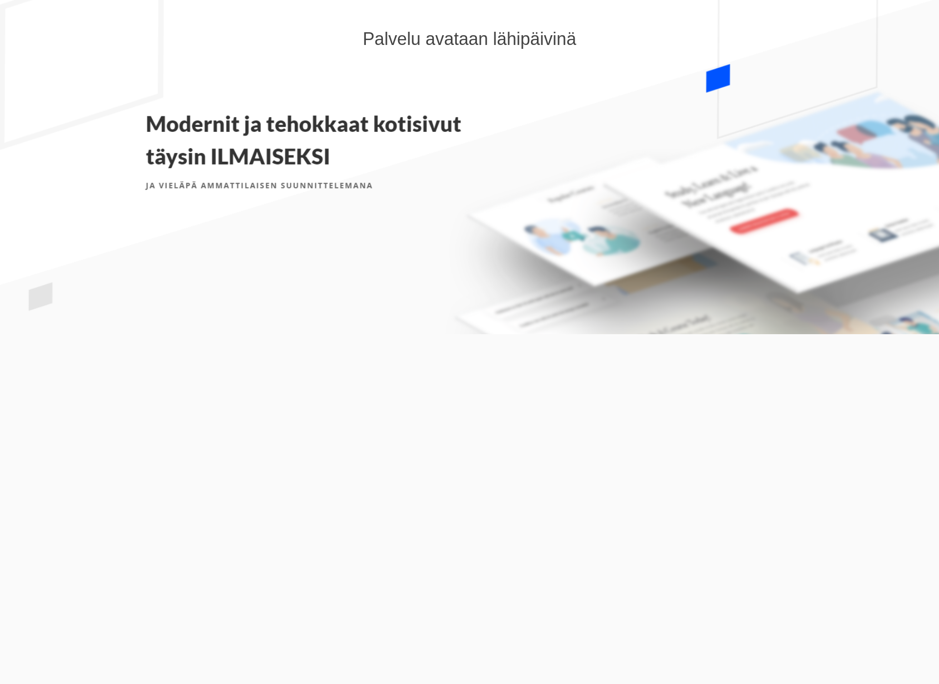 Screenshot for kotisivutilmaiseksi.fi