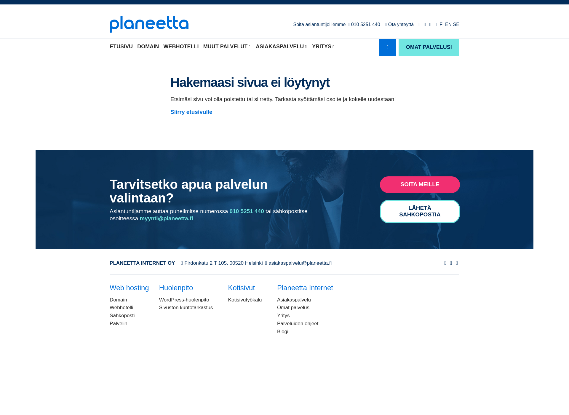 Screenshot for kotisivutpro.fi