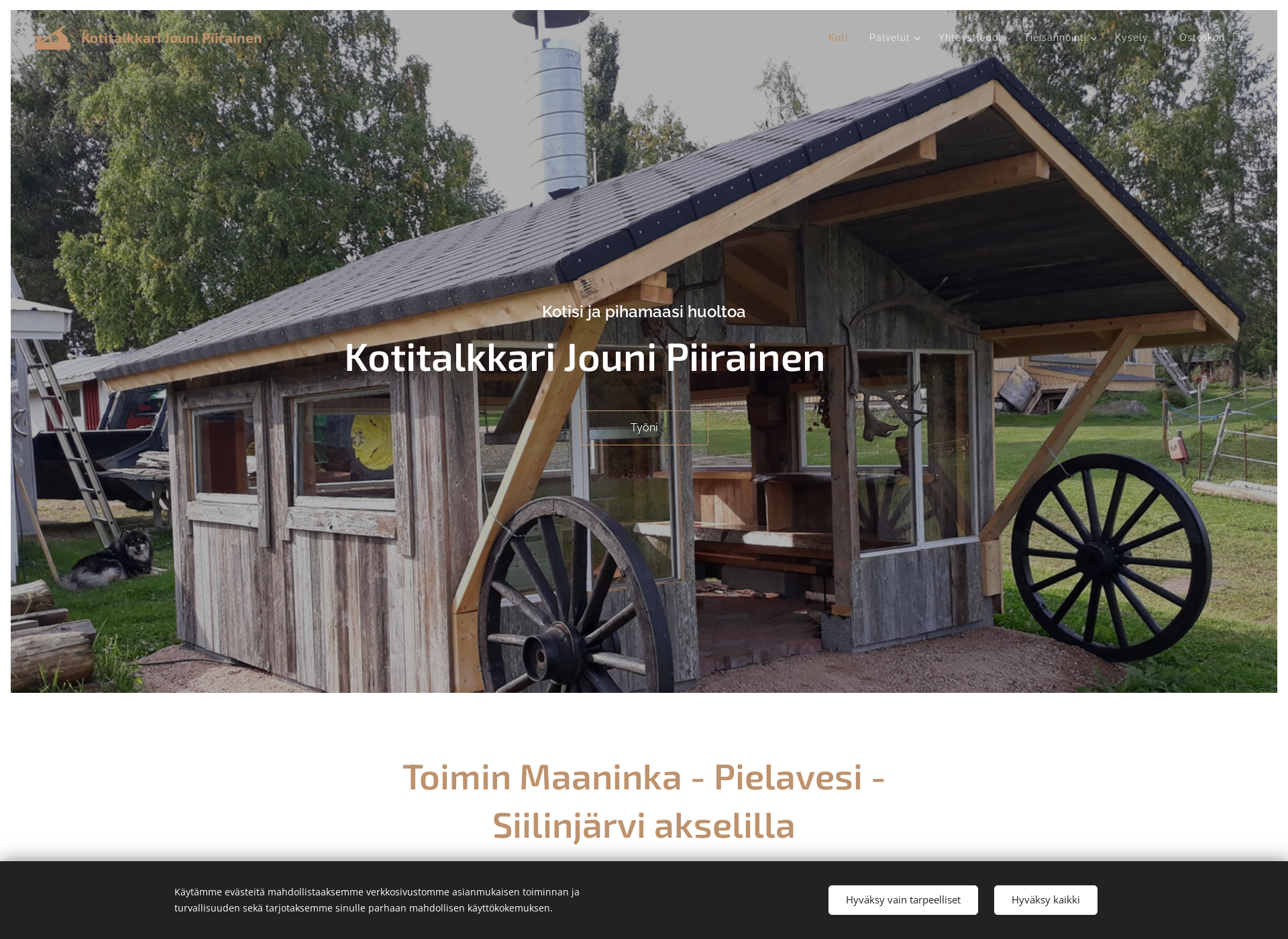 Skärmdump för kotitalkkari.fi