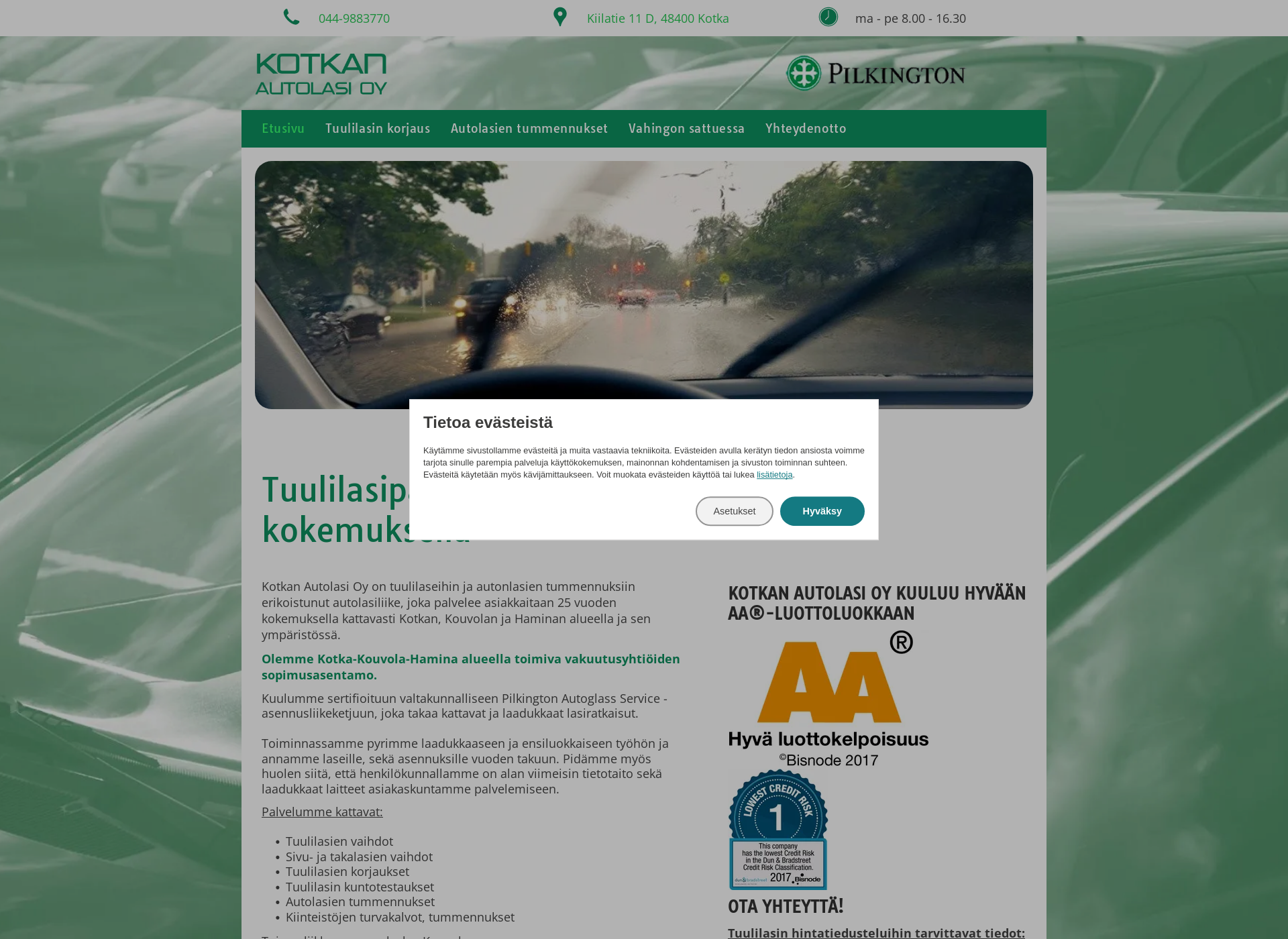 Screenshot for kotkanautolasi.fi
