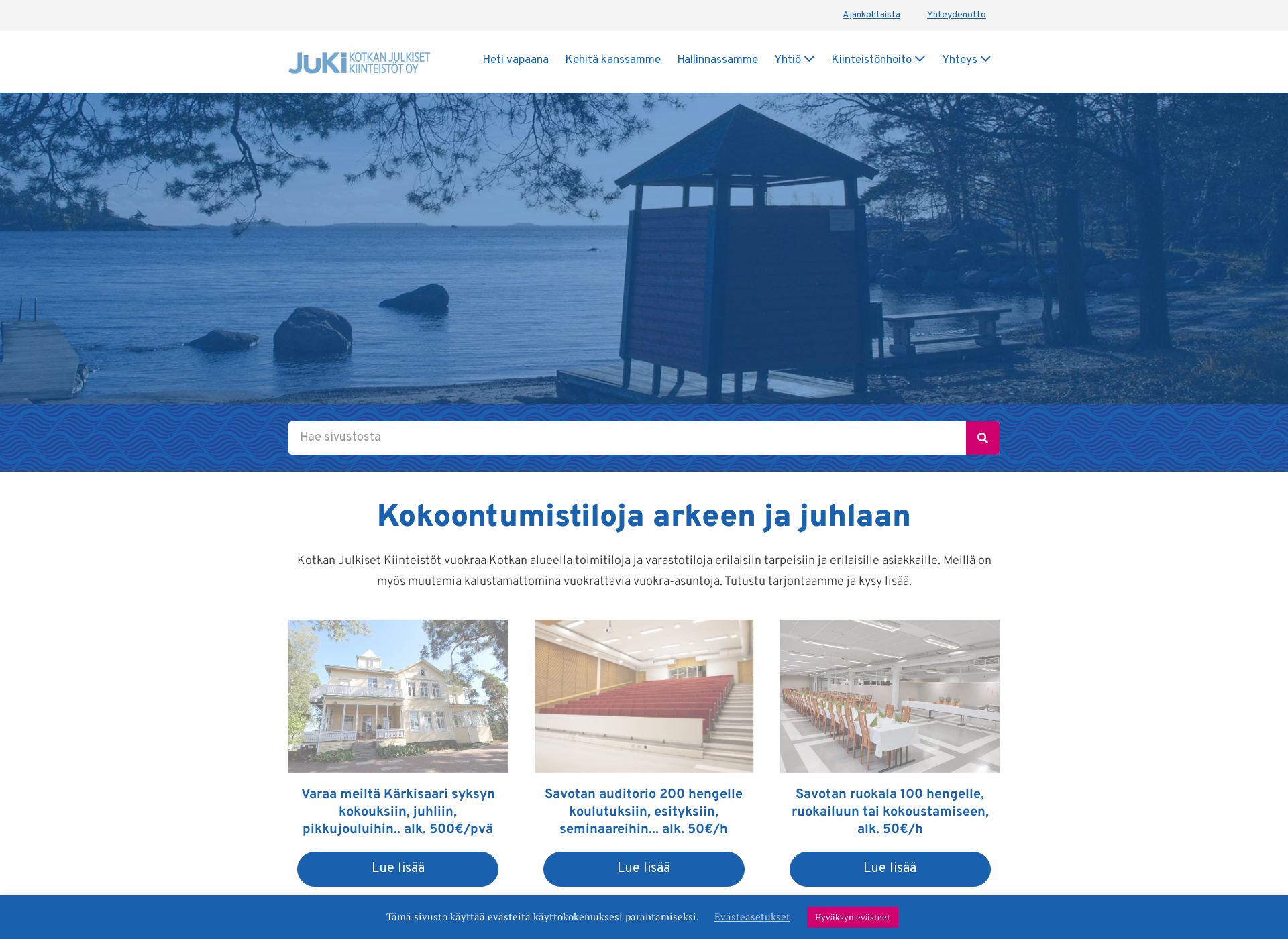 Screenshot for kotkanjulkisetkiinteistot.fi