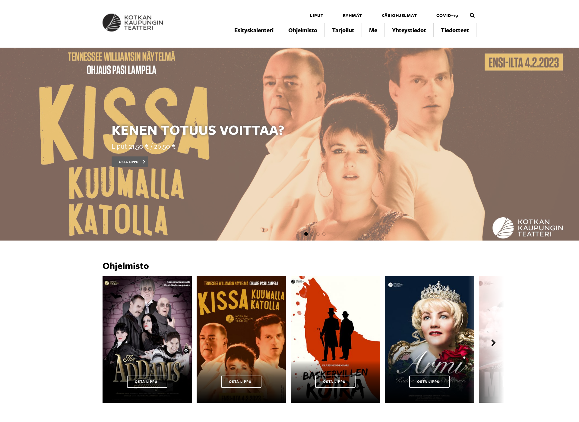 Screenshot for kotkanteatteri.fi
