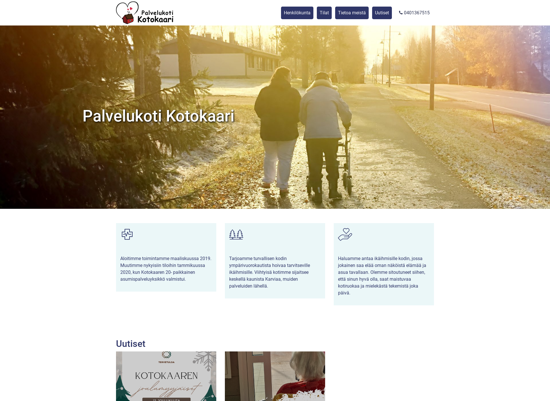 Screenshot for kotokaari.fi