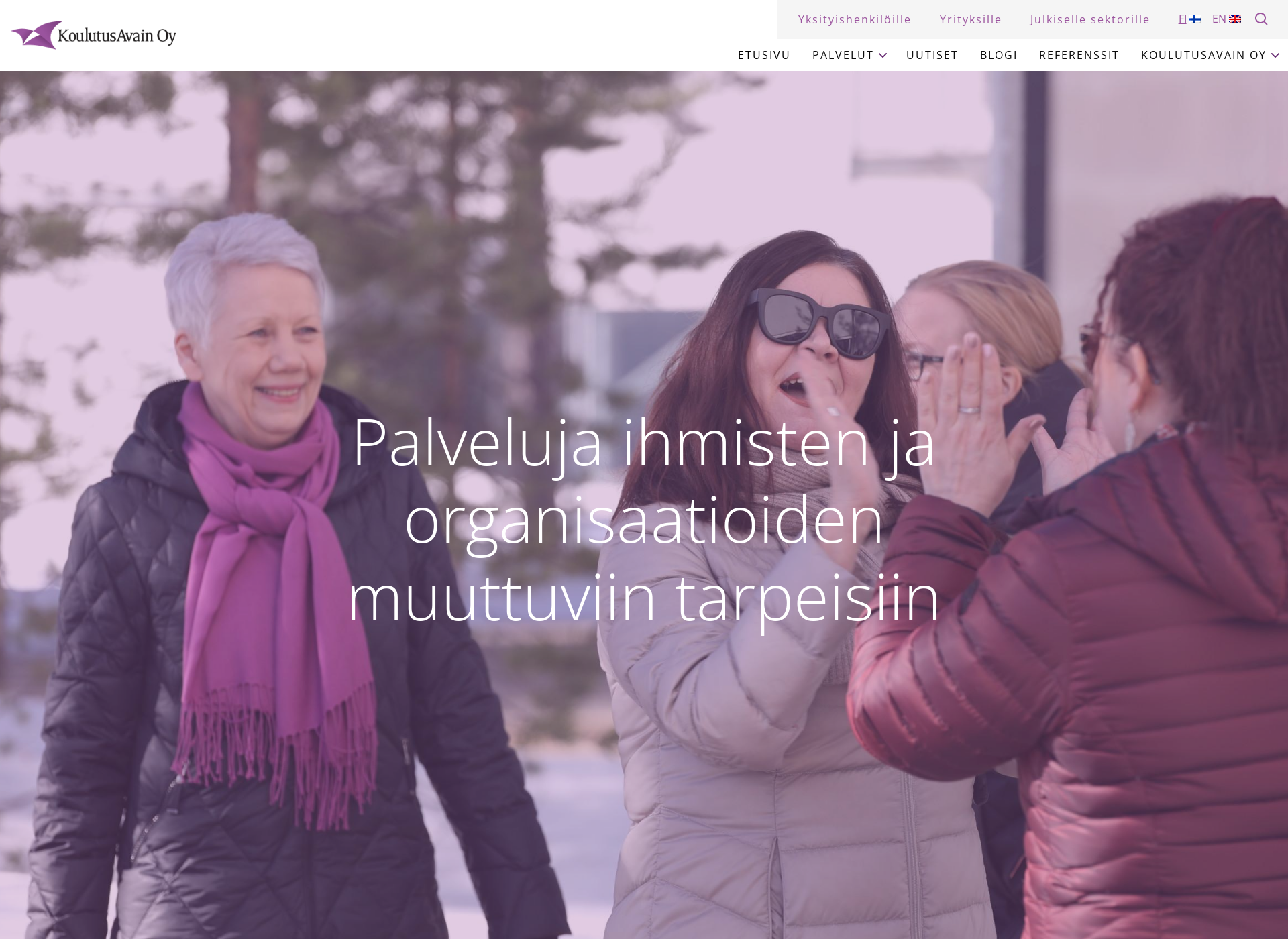 Screenshot for koulutusavain.fi