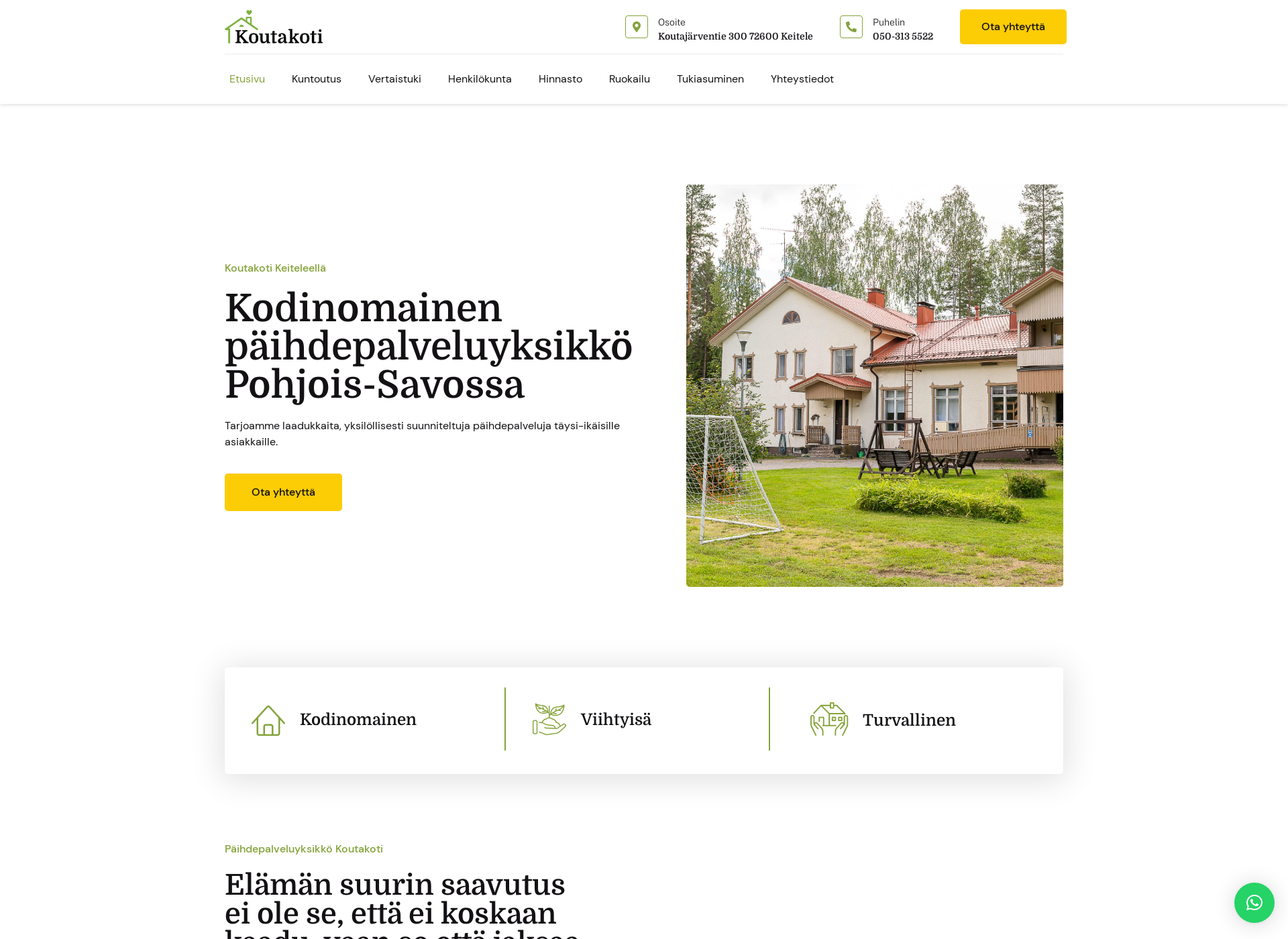 Screenshot for koutakoti.fi