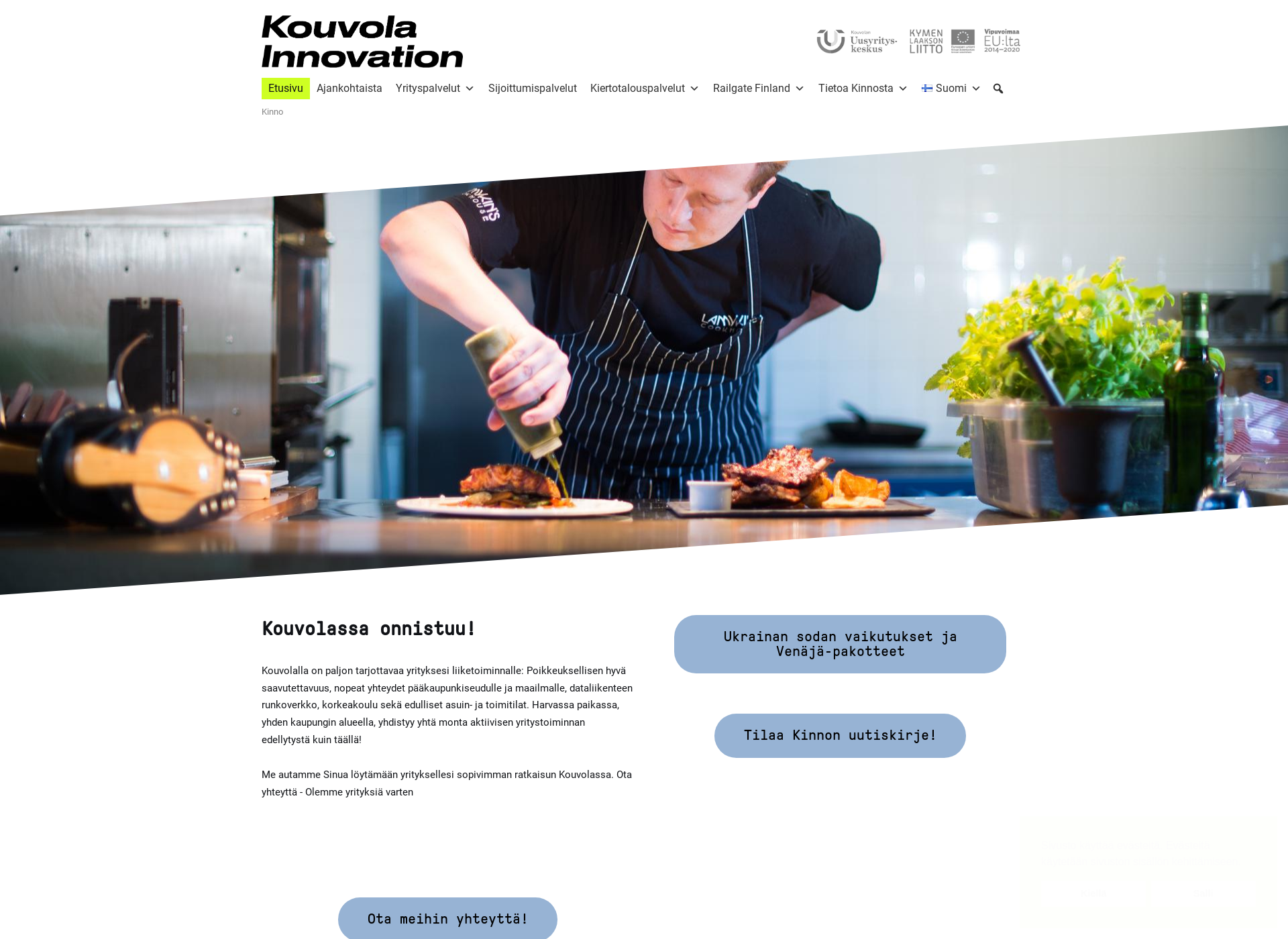 Screenshot for kouvolainnovation.fi