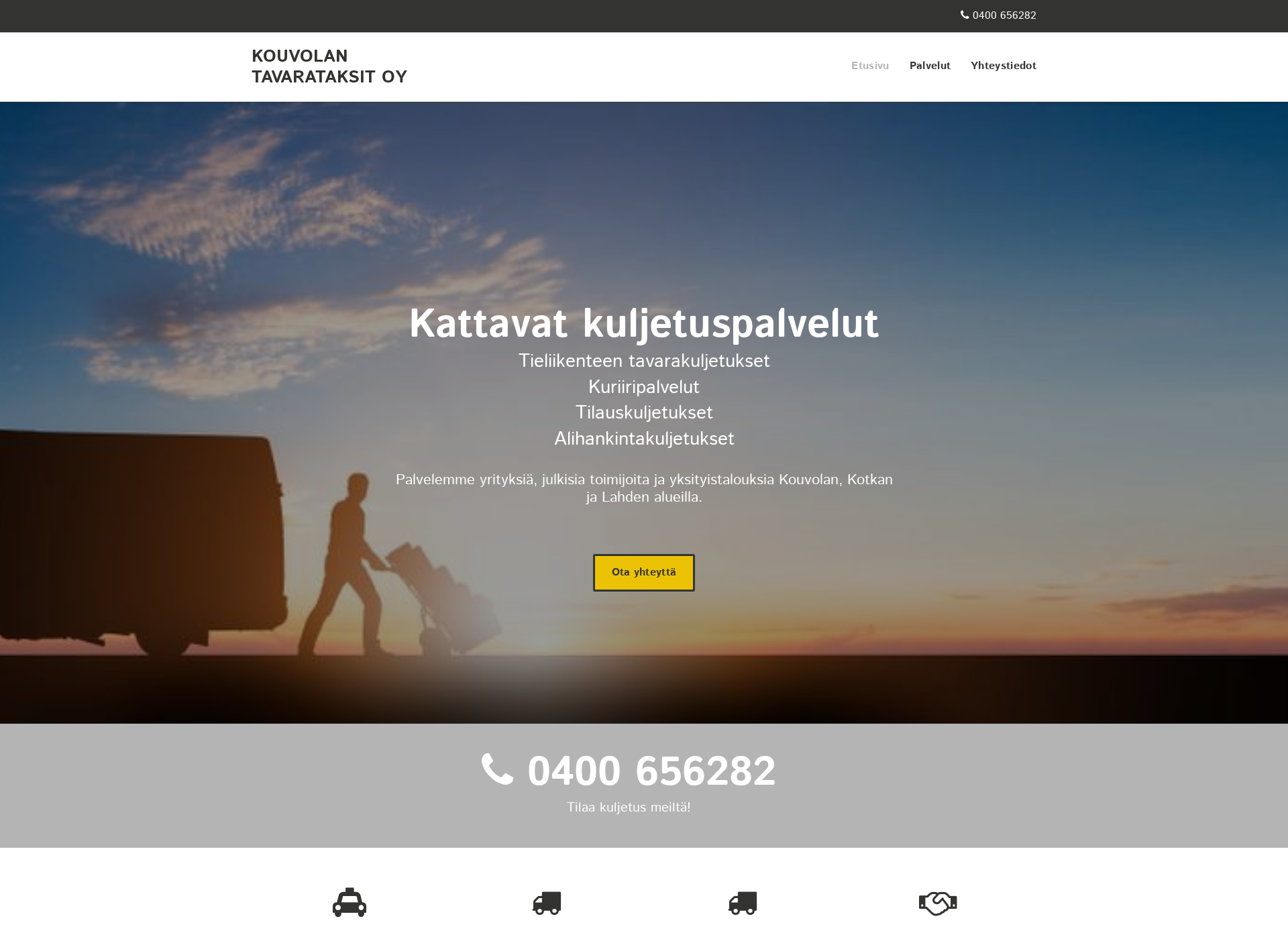 Screenshot for kouvolantavarataksit.fi