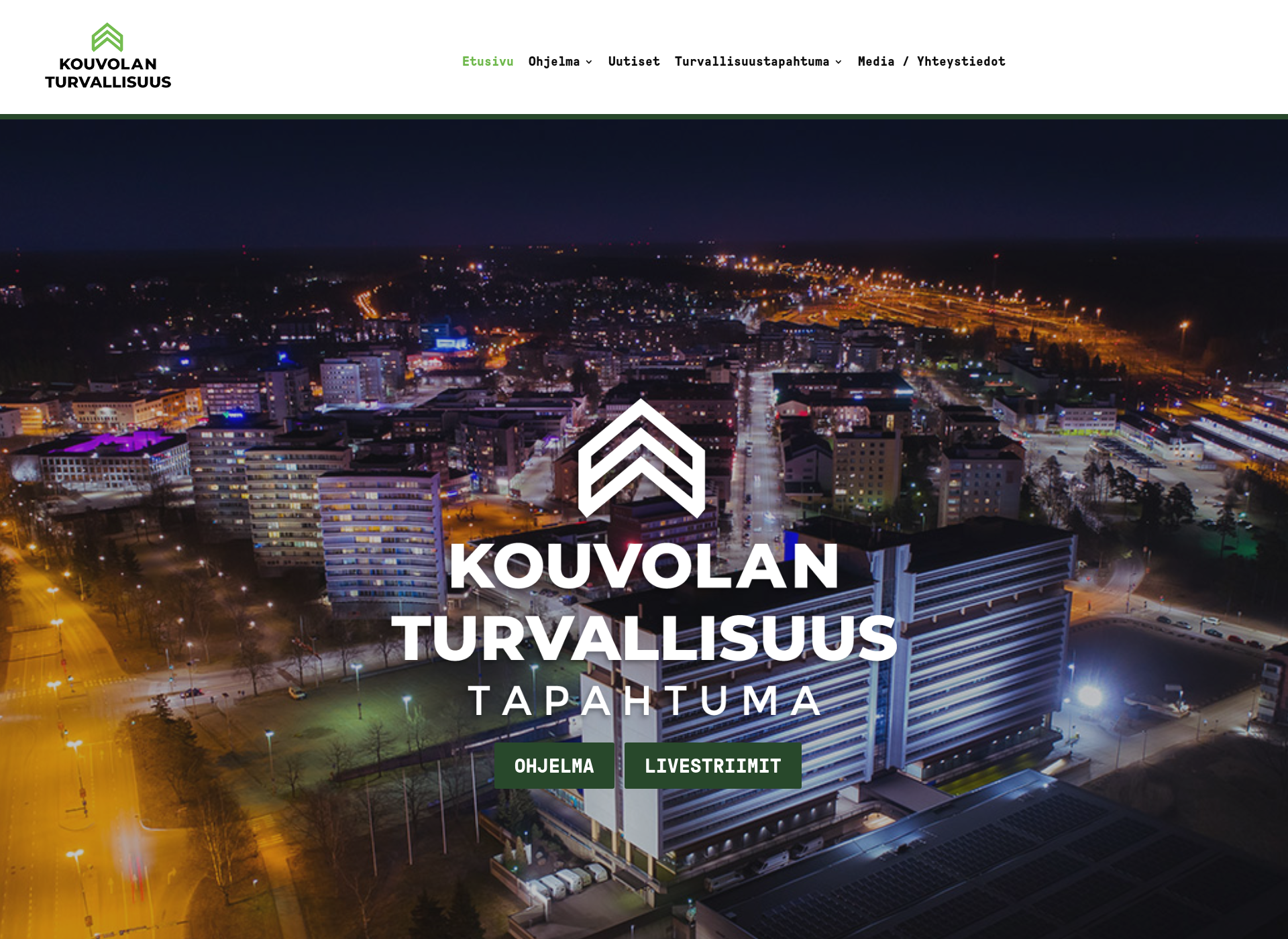 Screenshot for kouvolanturvallisuus.fi