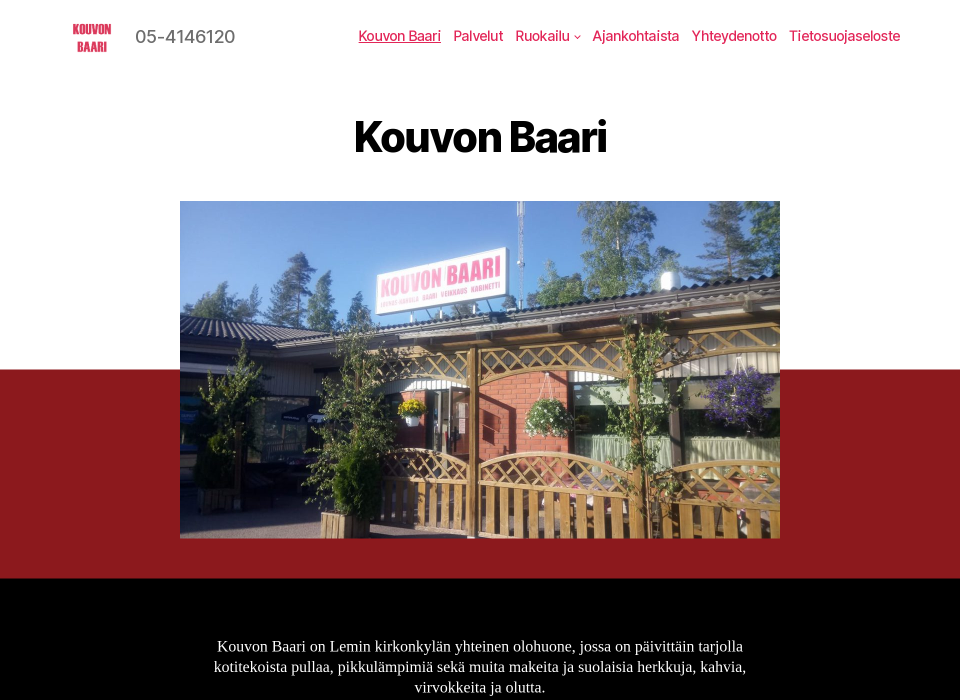 Screenshot for kouvonbaari.fi