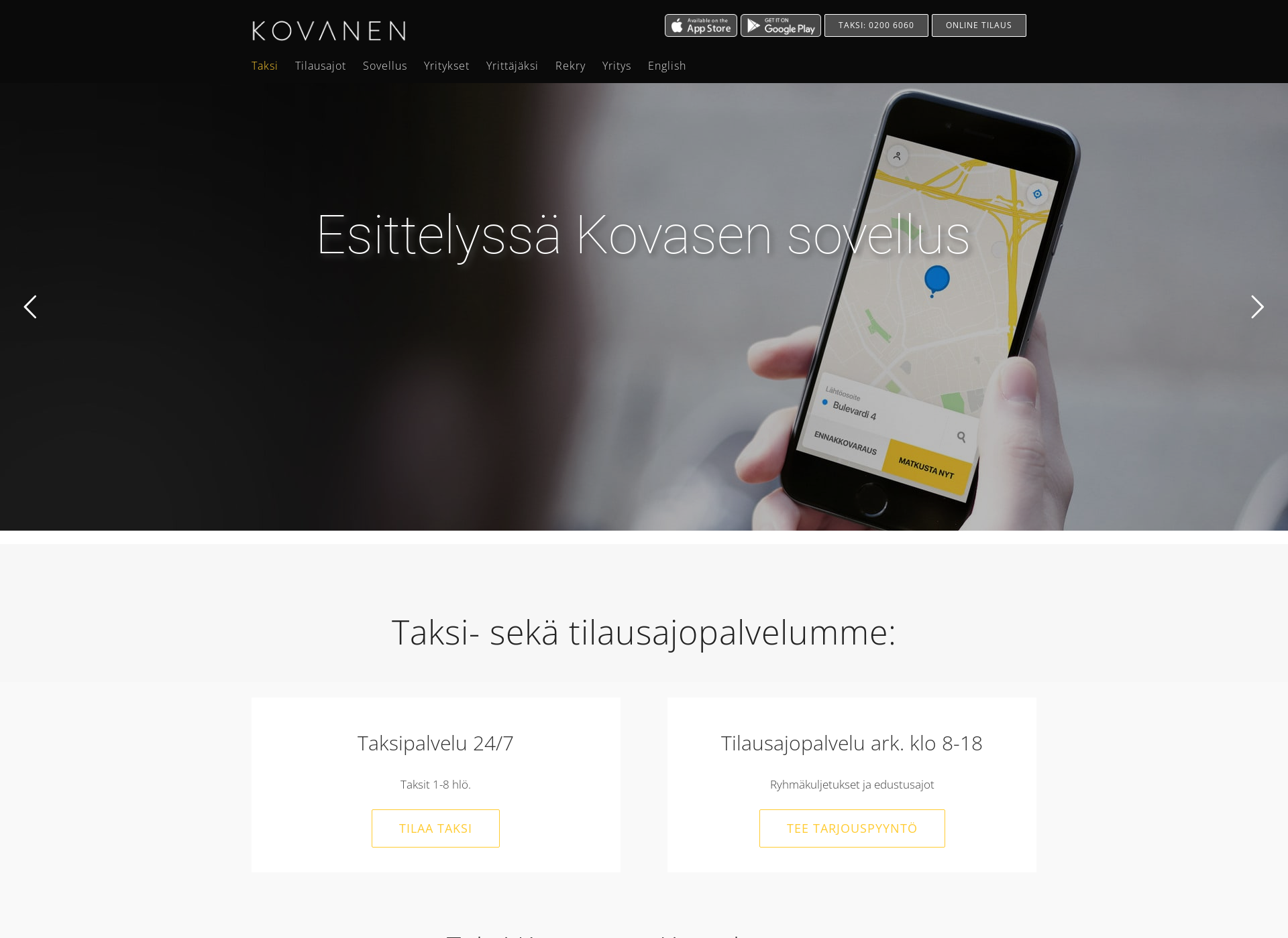 Screenshot for kovanen.com