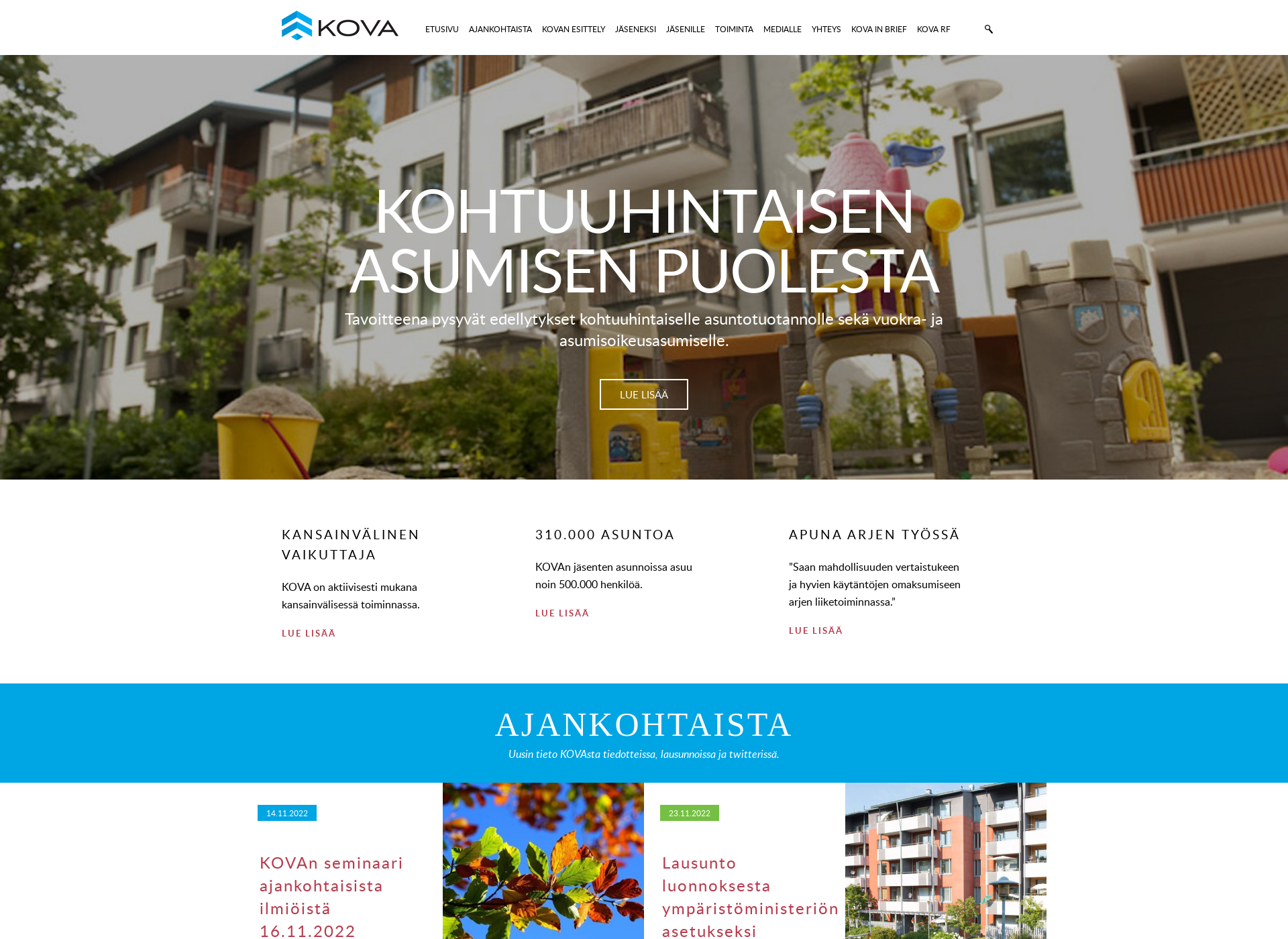 Screenshot for kovary.fi