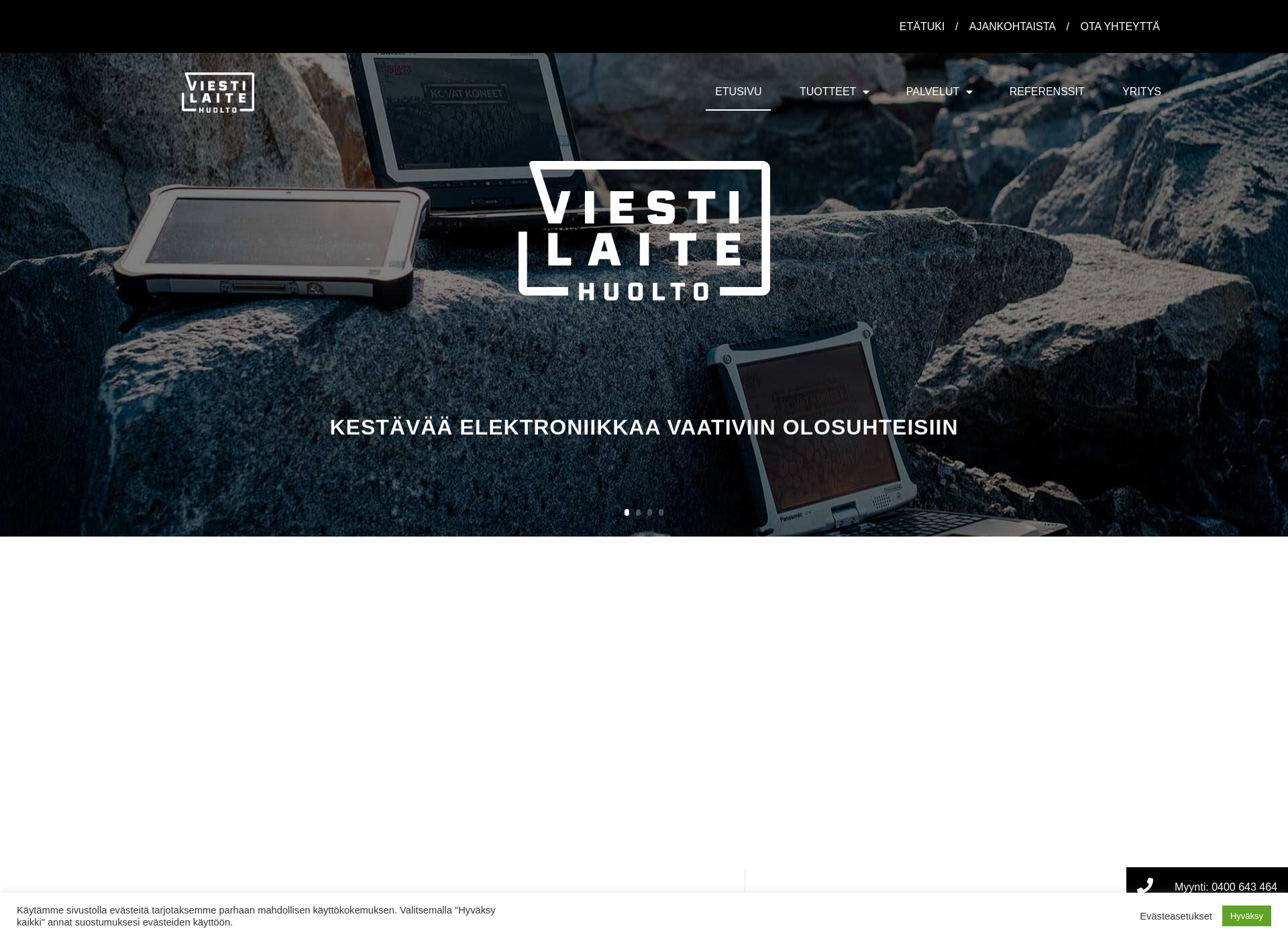 Screenshot for kovatkoneet.fi