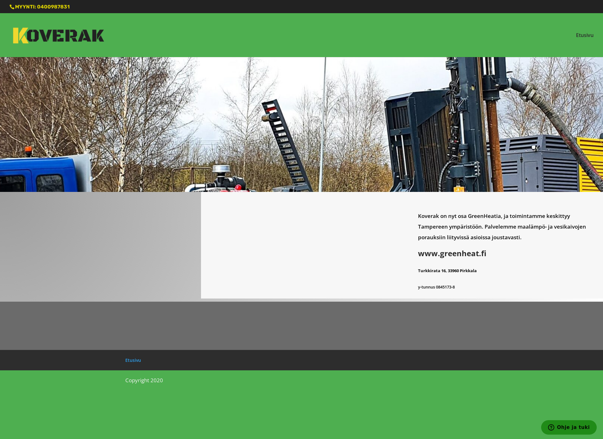 Screenshot for koverak.fi