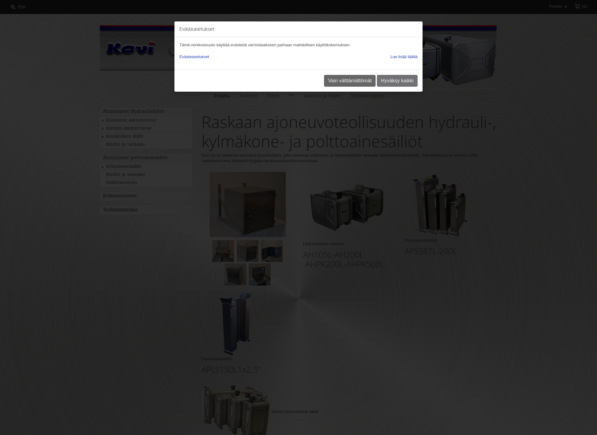 Screenshot for kovi.fi