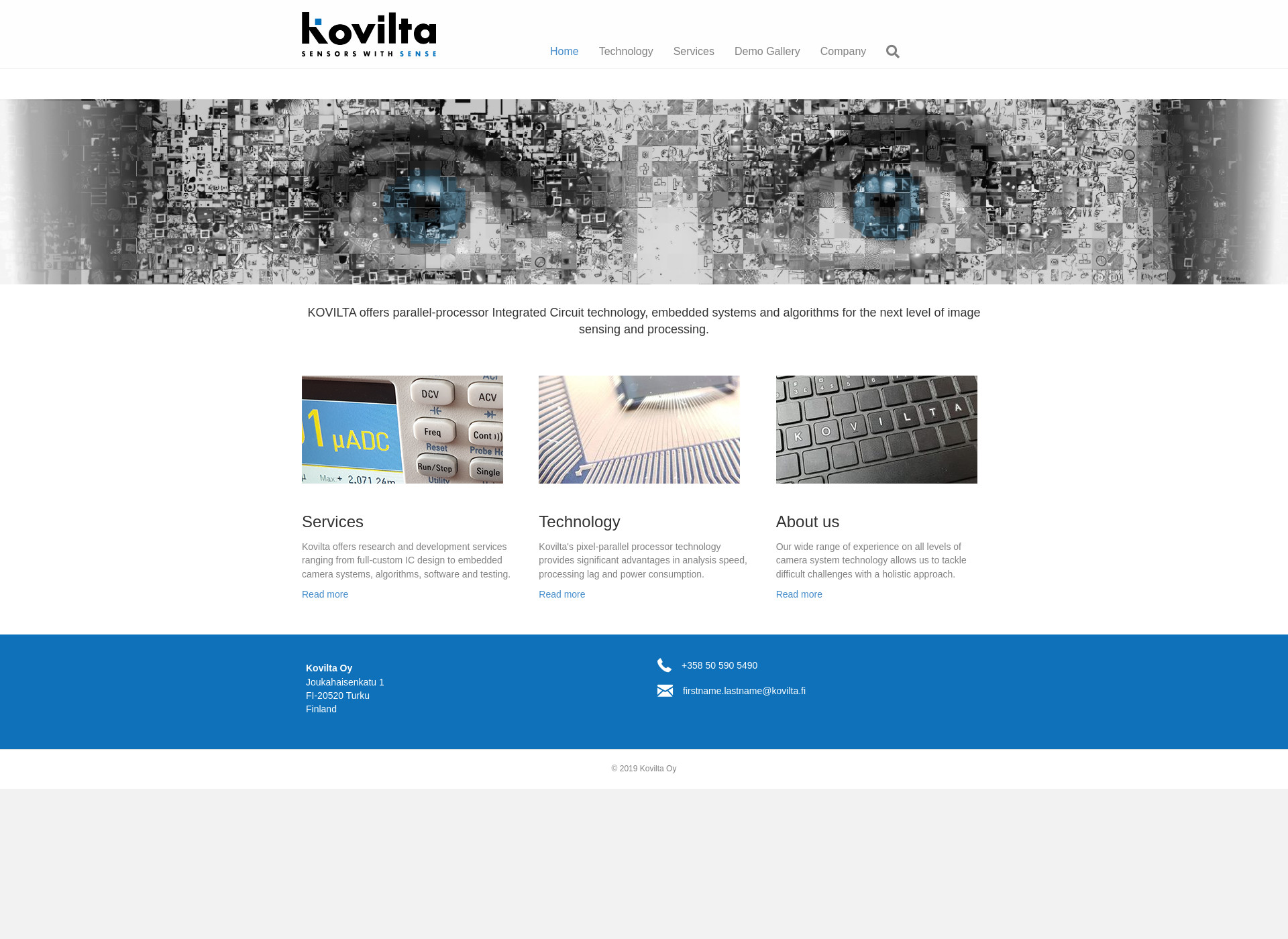 Screenshot for kovilta.fi