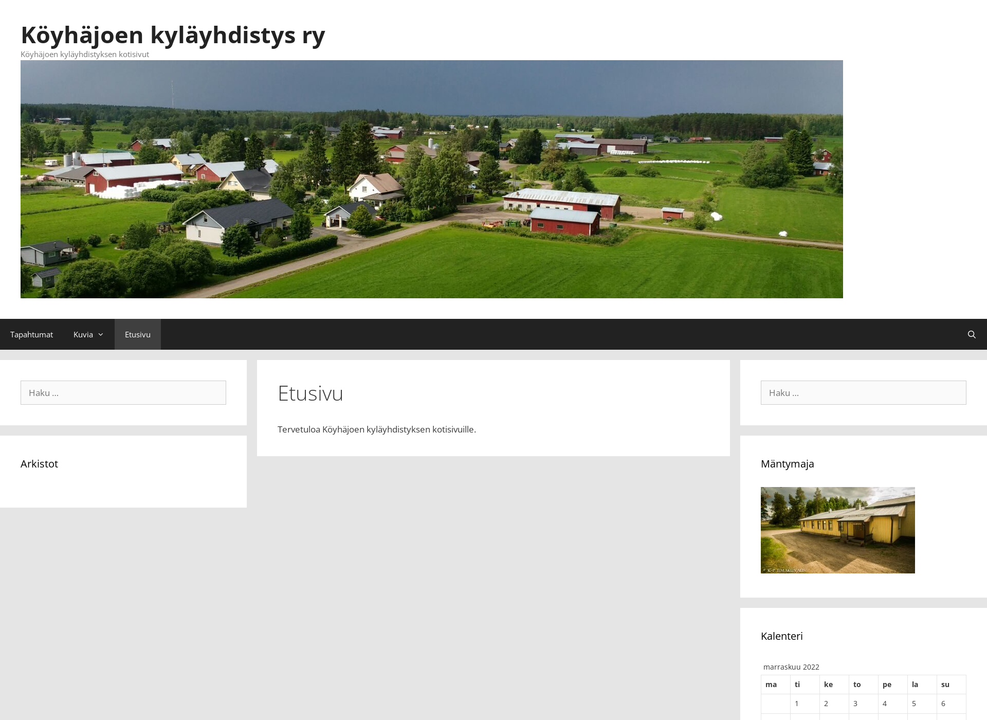 Screenshot for koyhajoki.fi