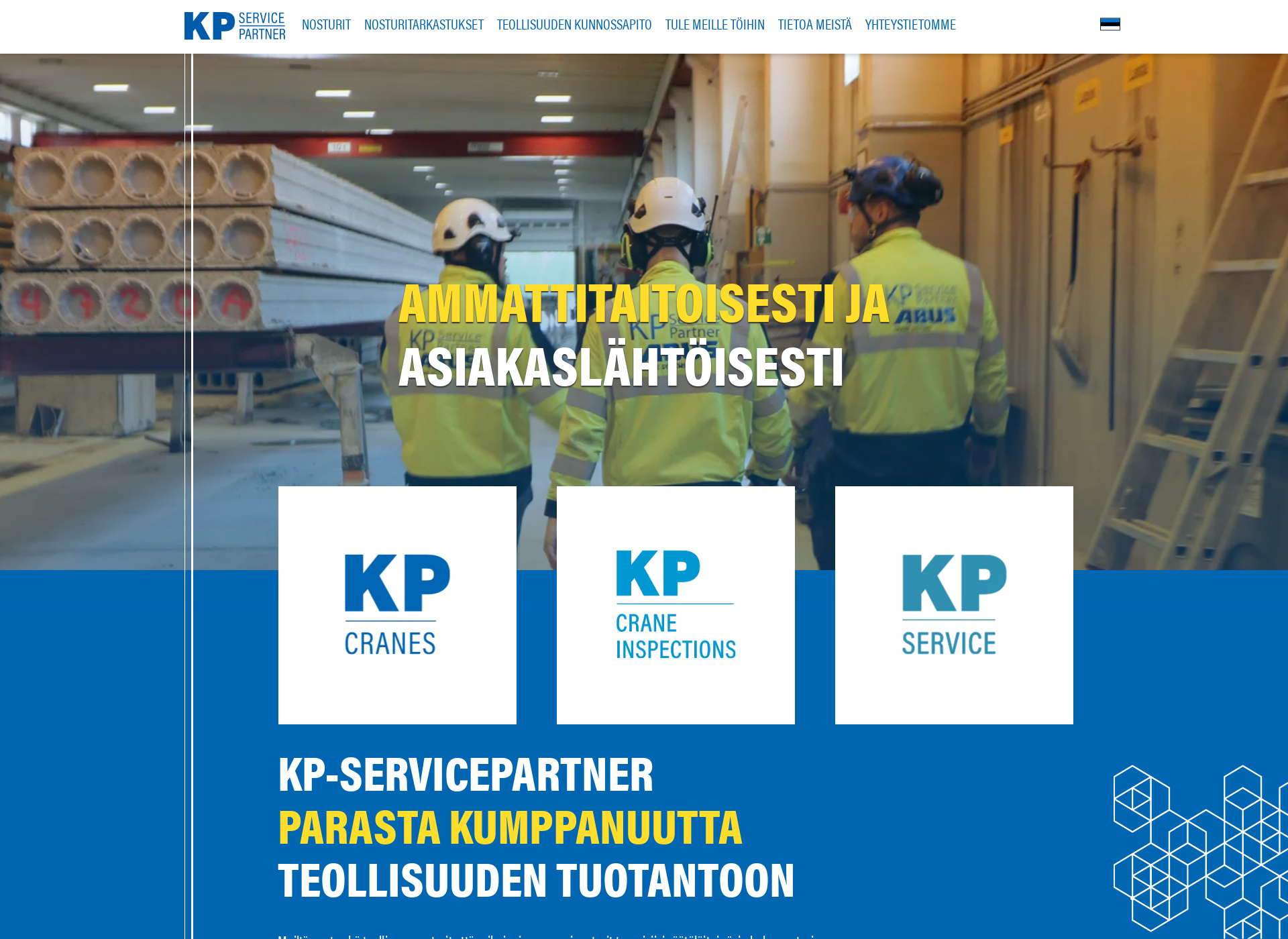 Näyttökuva kp-servicepartner.com