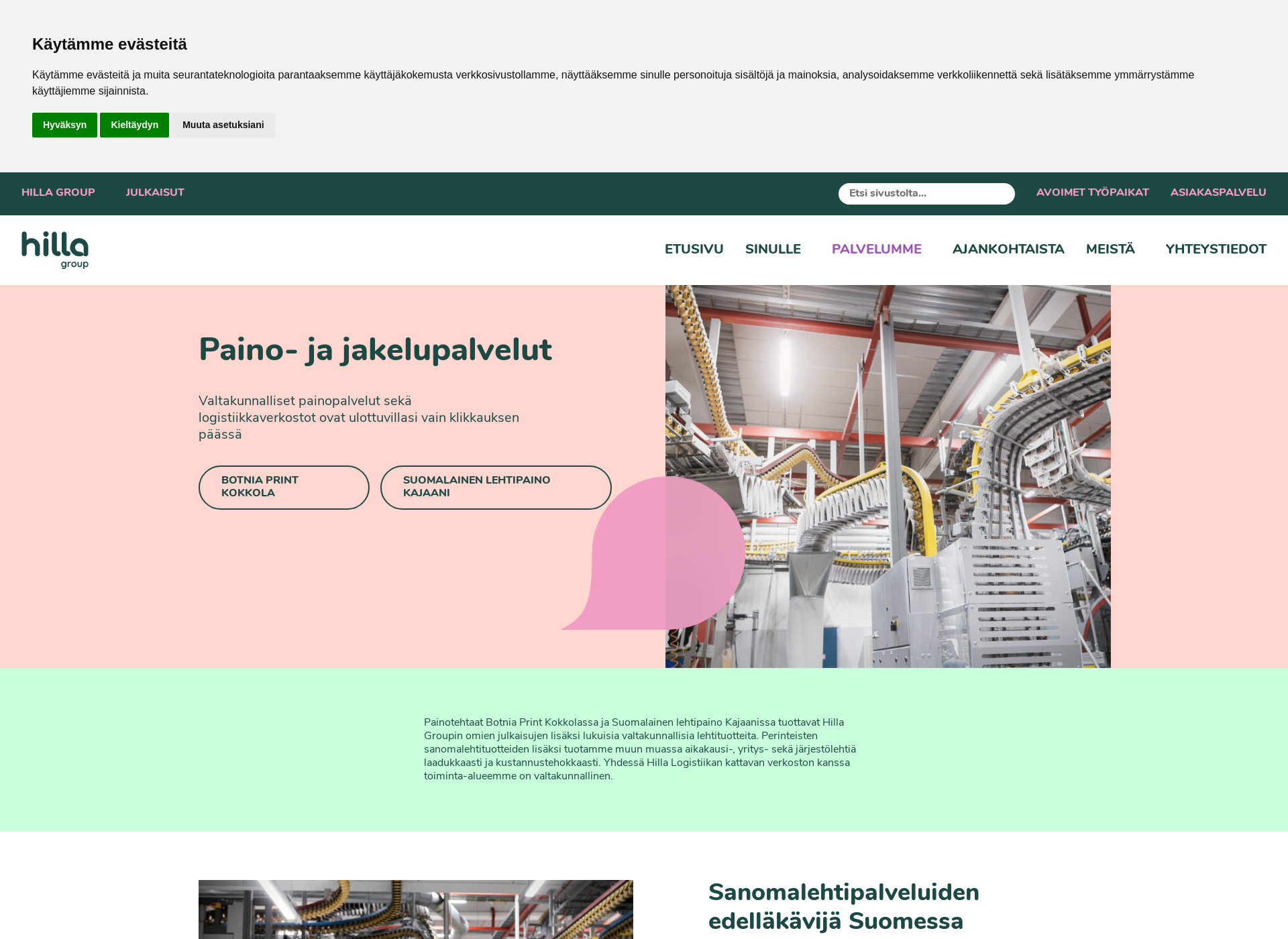 Screenshot for kpkjakelu.fi
