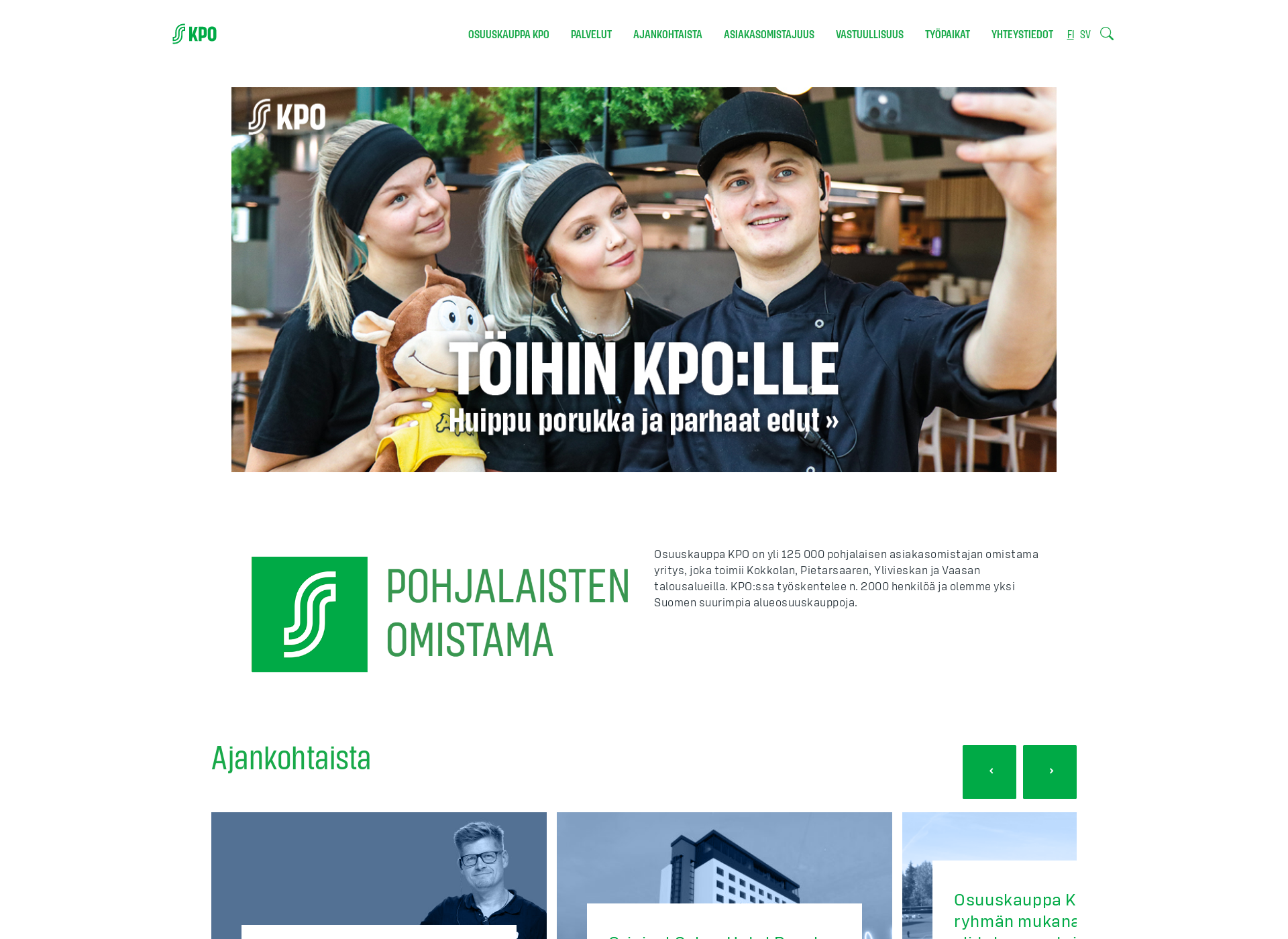 Skärmdump för kpo-market.fi