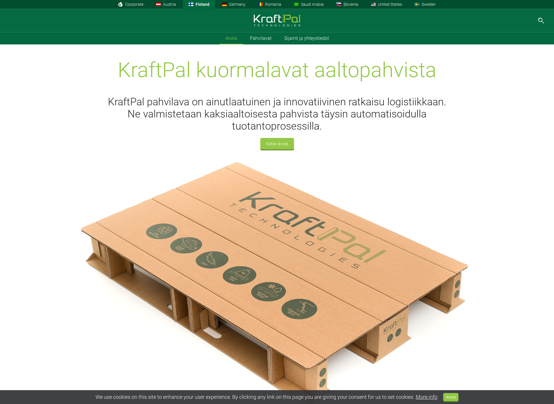 Screenshot for kraftpal.fi