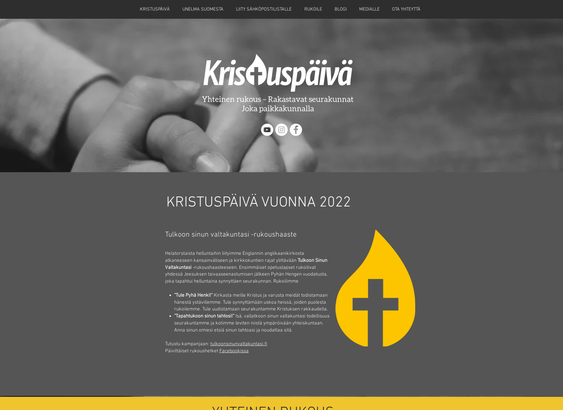 Screenshot for kristuspaiva.fi