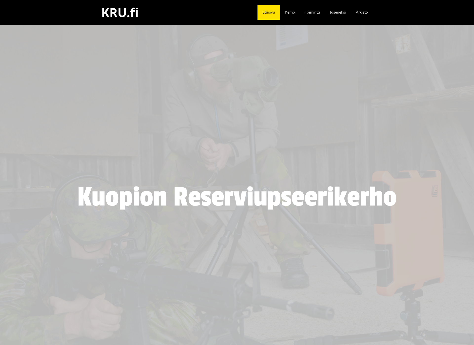 Screenshot for kru.fi