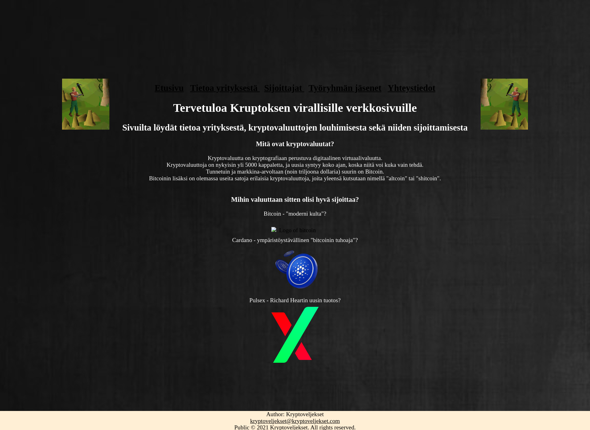 Screenshot for kruptos.fi