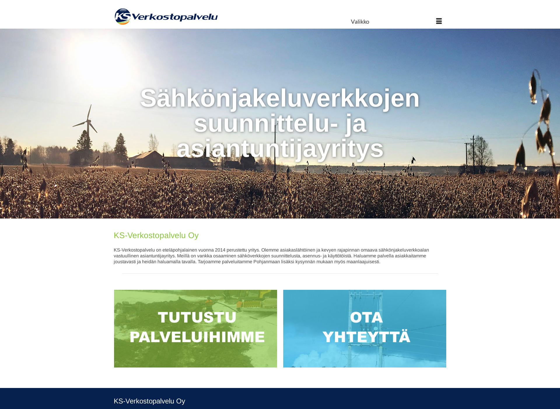 Screenshot for ks-verkostopalvelu.fi