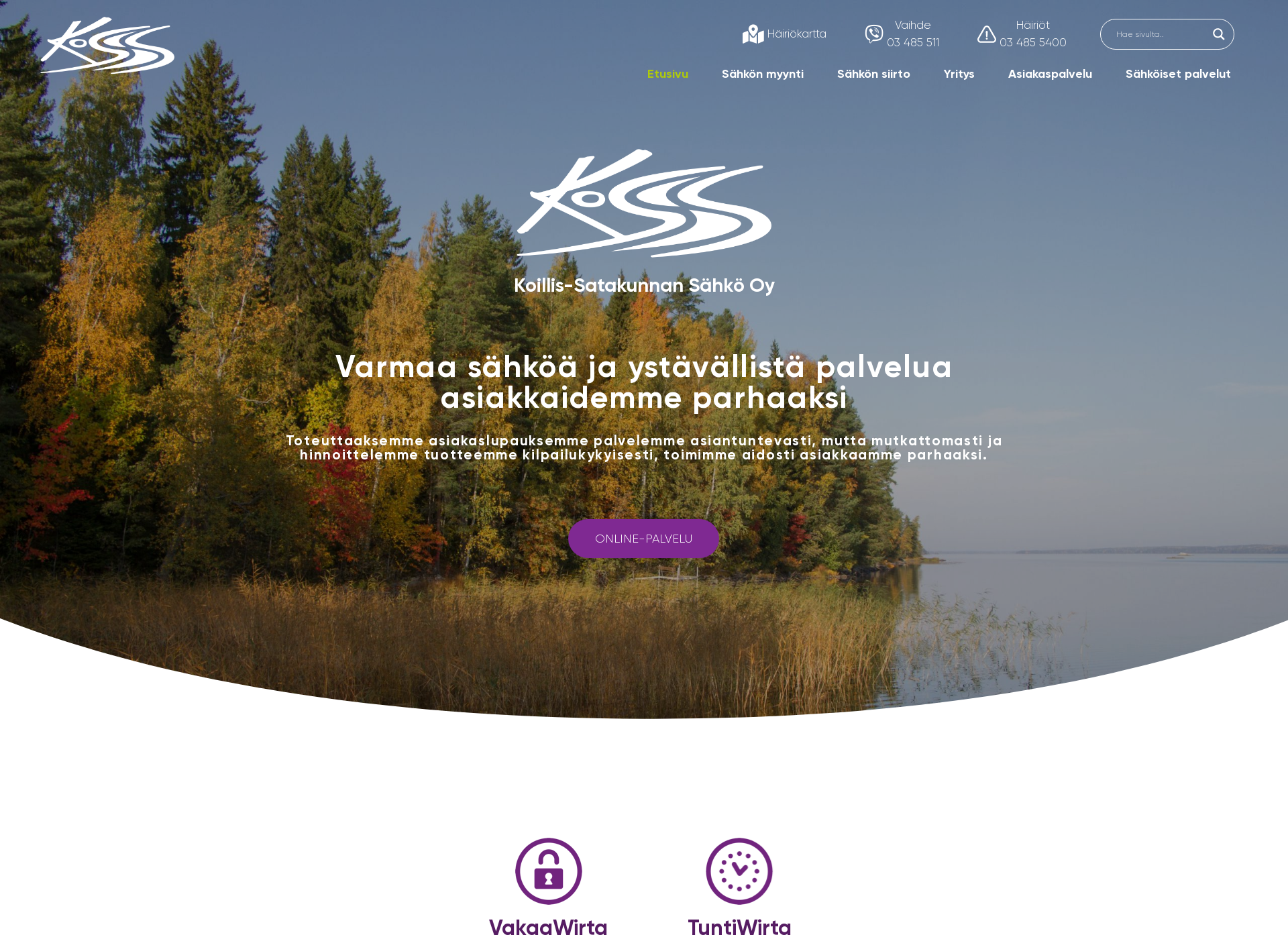 Screenshot for ksat.fi