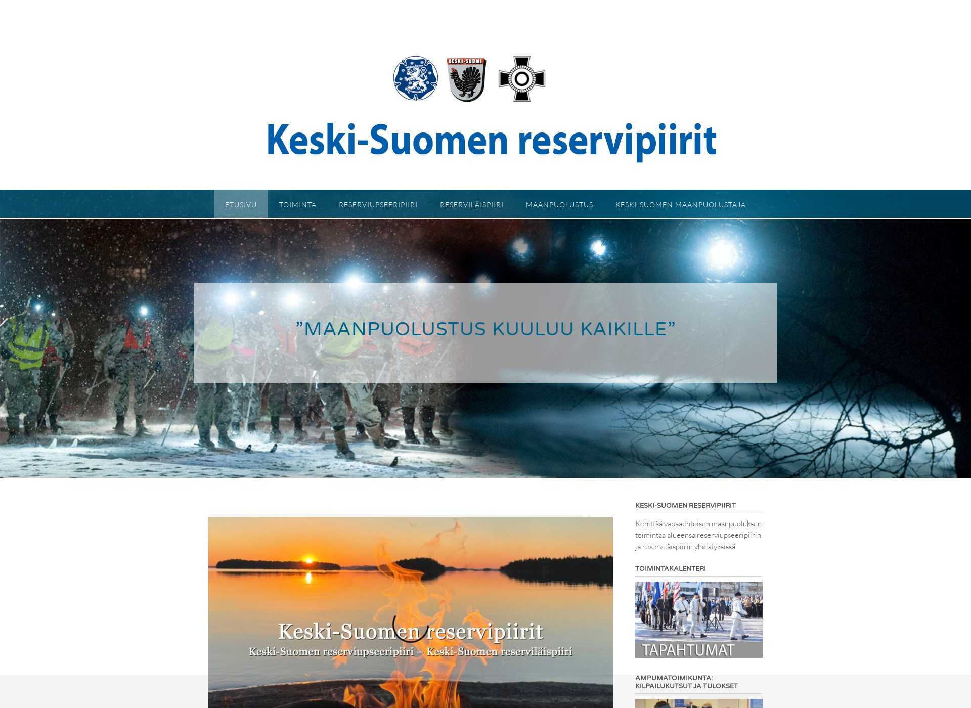 Screenshot for ksmaanpuolustaja.fi