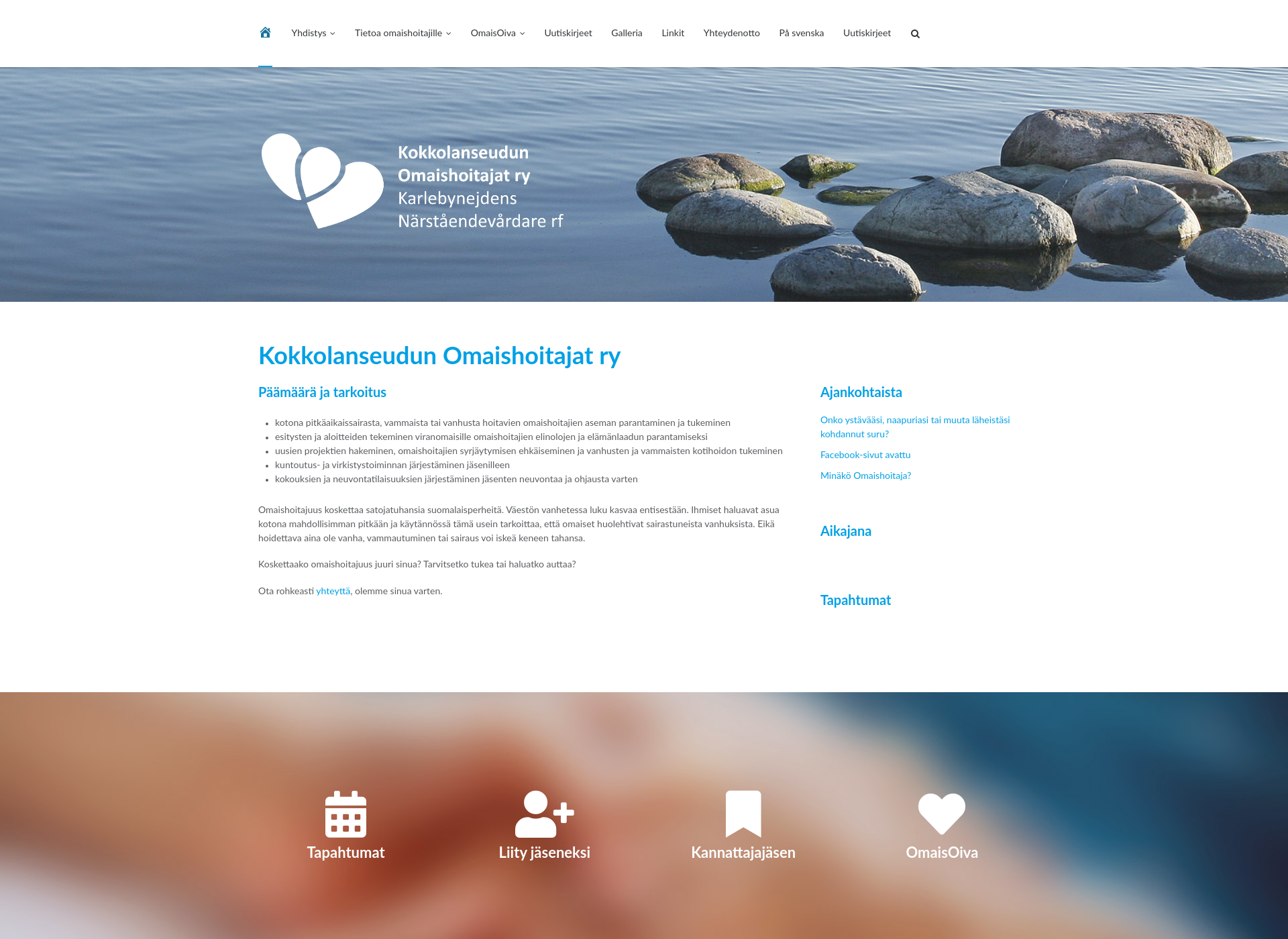 Skärmdump för ksoh.fi