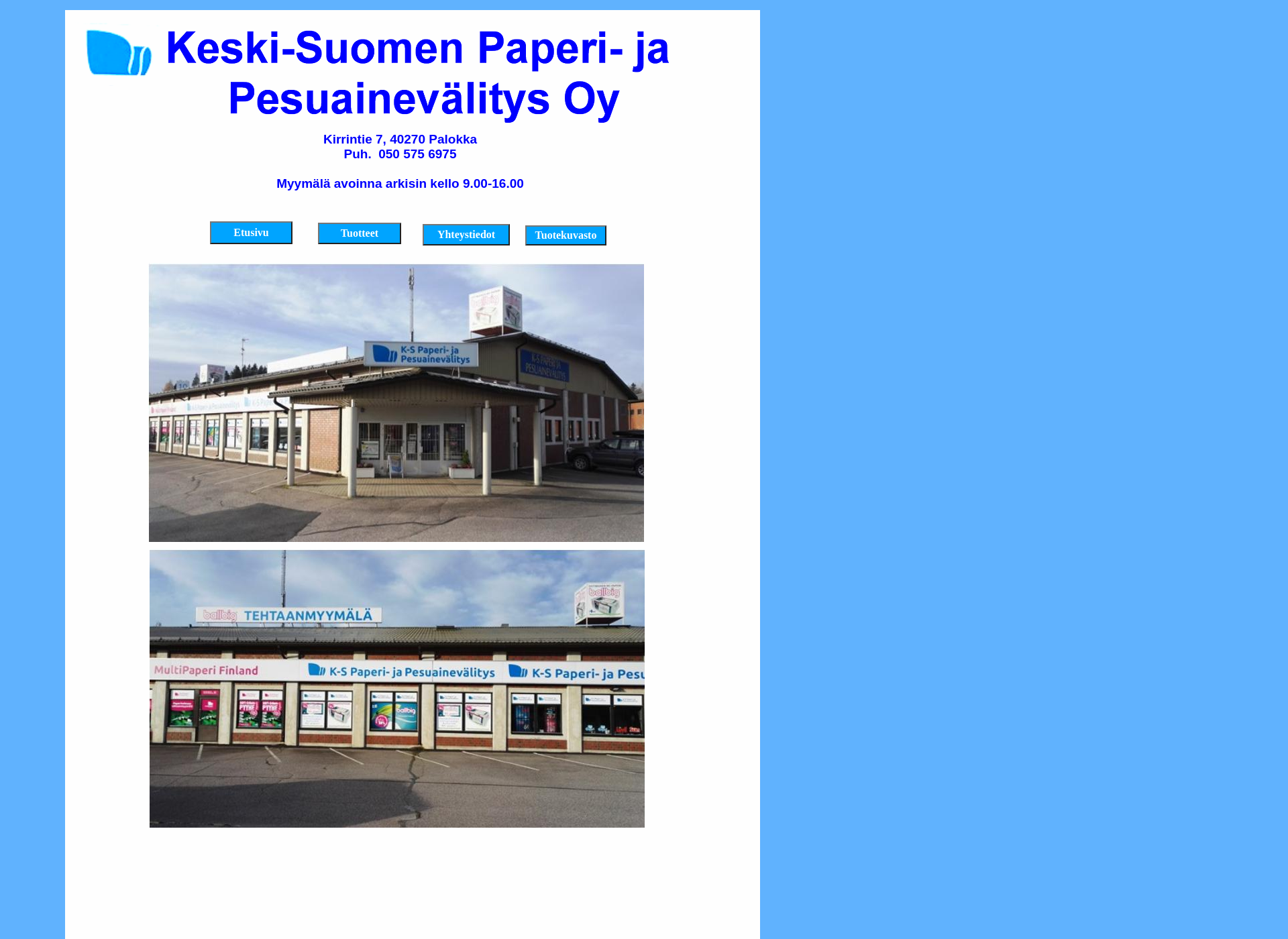 Skärmdump för kspaperi.fi