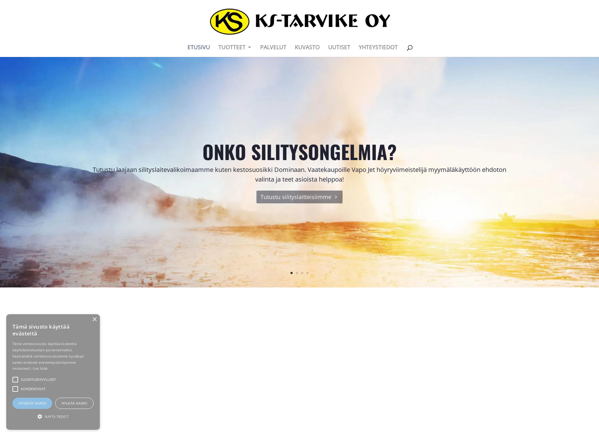Skärmdump för kstarvike.fi