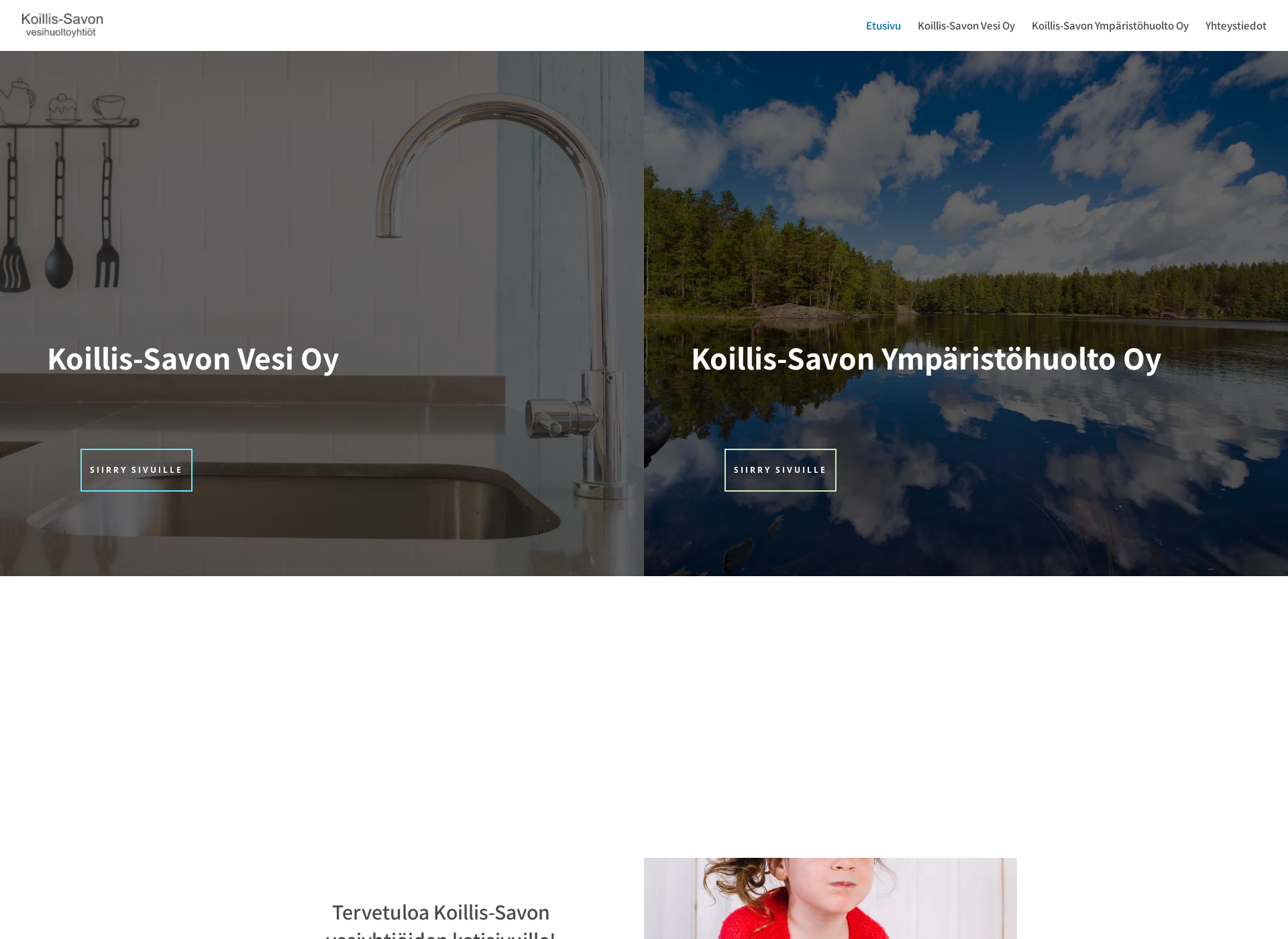 Skärmdump för ksvesiyhtiot.fi