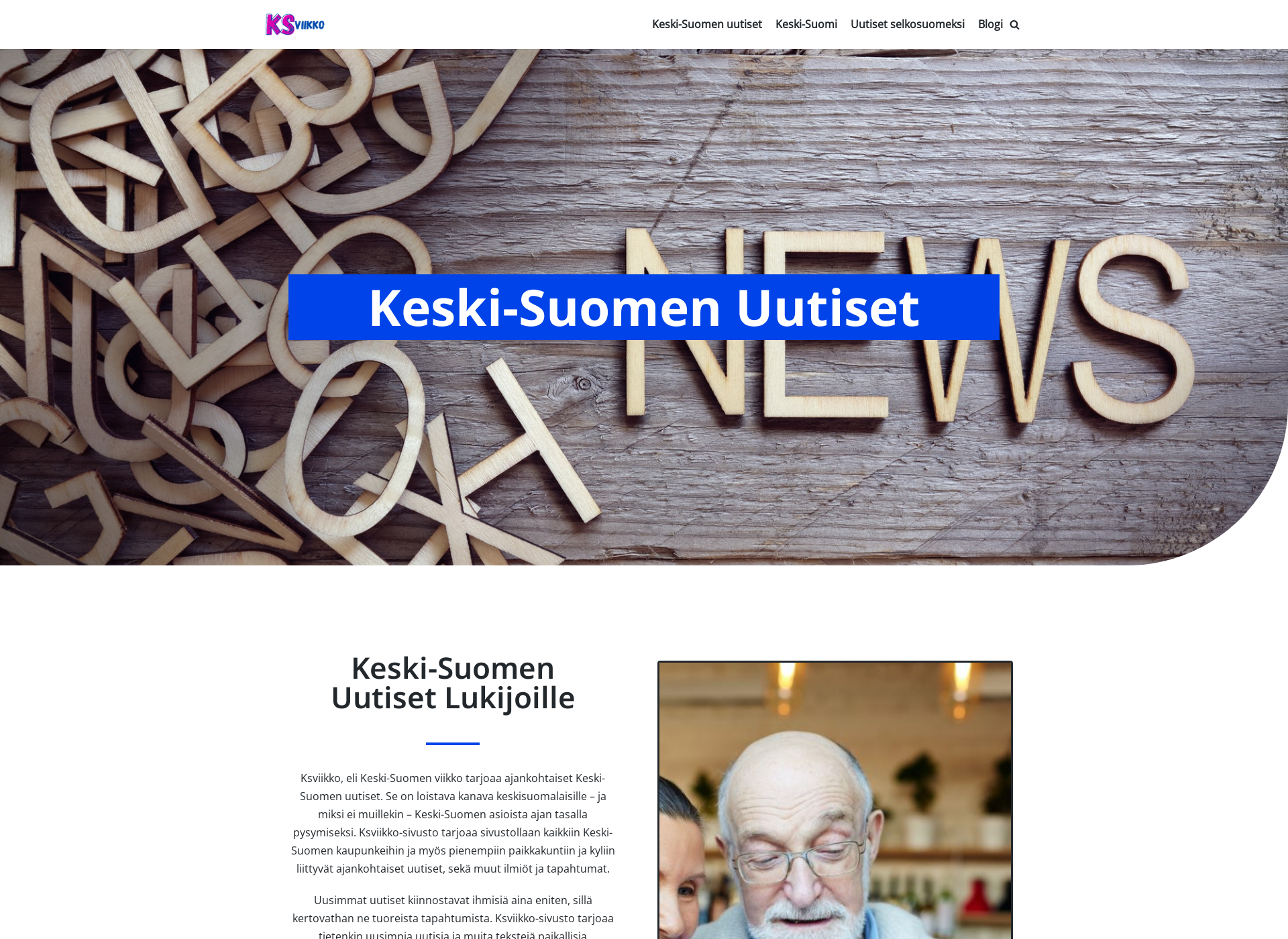 Screenshot for ksviikko.fi