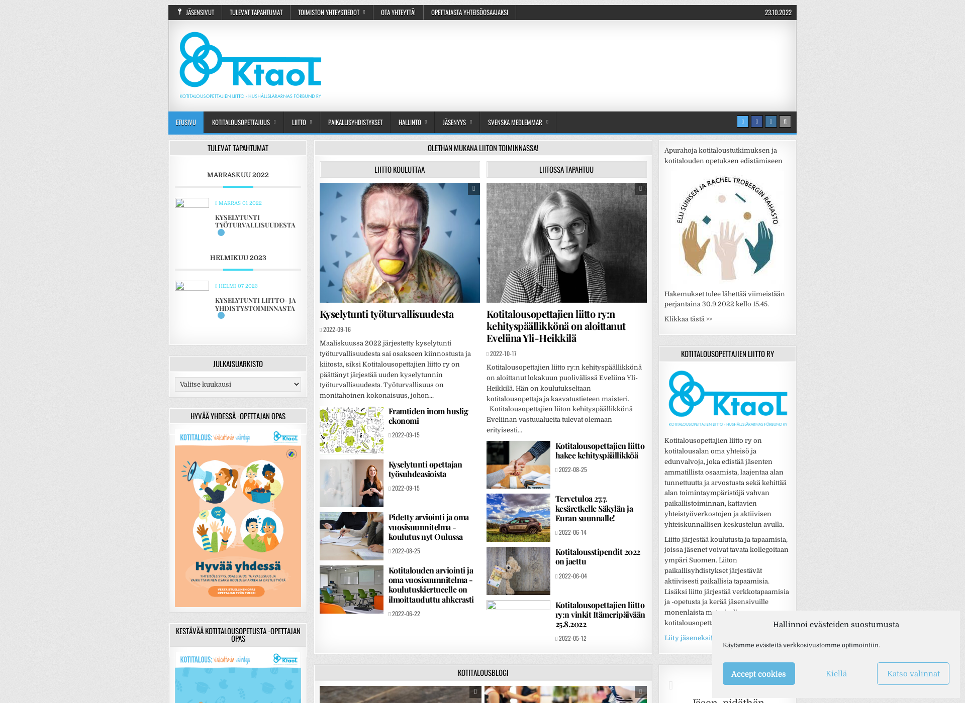 Skärmdump för ktaol.fi